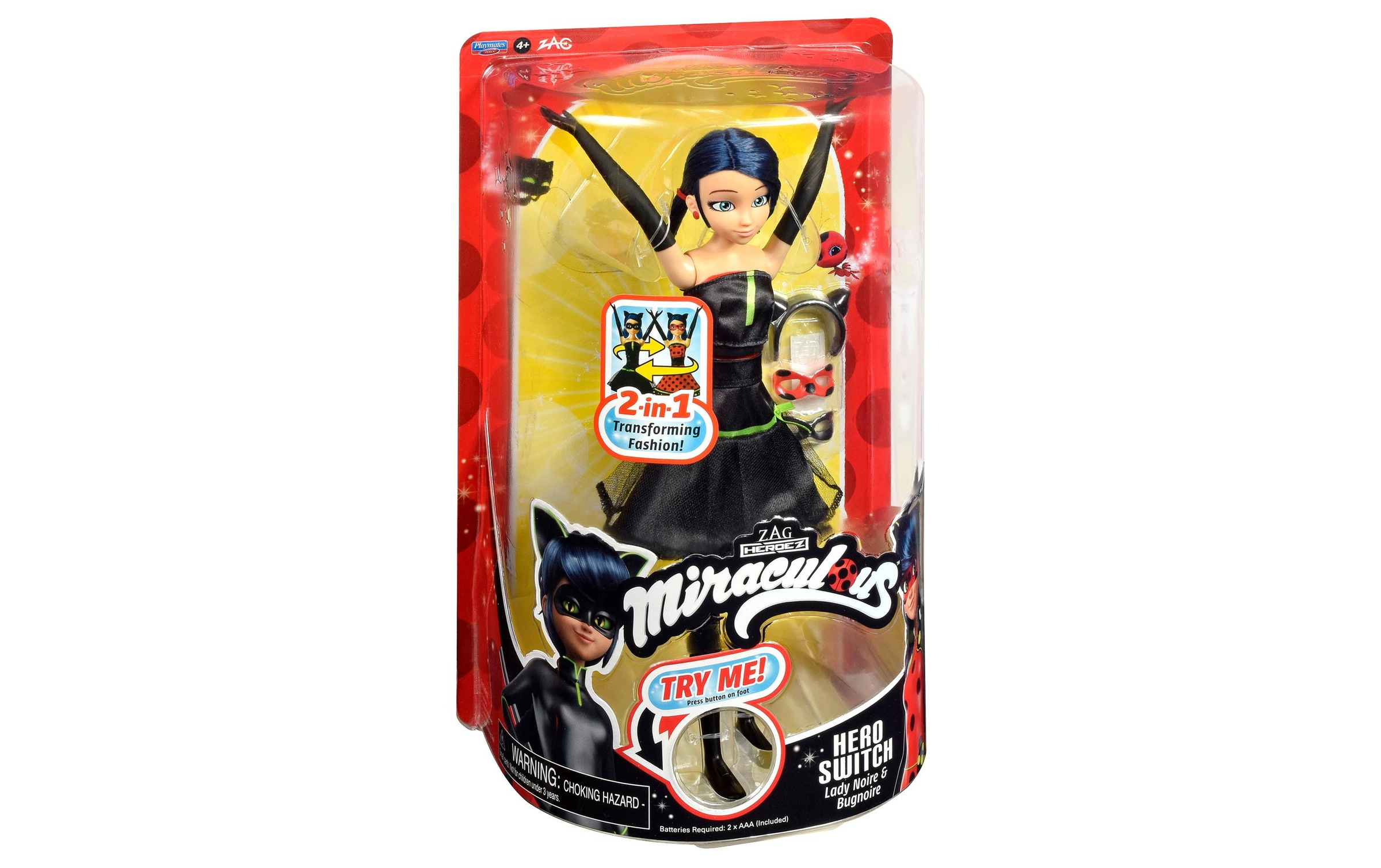Bandai Anziehpuppe »Miraculous: Ladybug Verwandlung 26 cm«