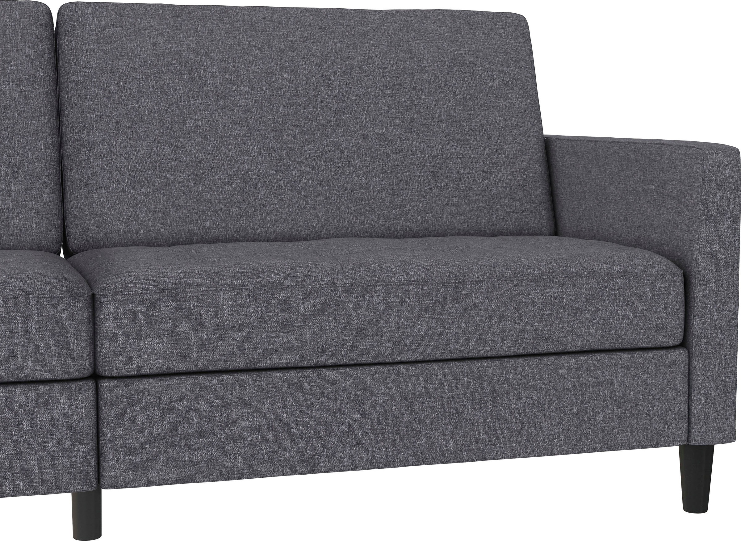 Dorel Home 3-Sitzer »Presley«, Sofa mit Bett-Funktion und verstellbarer Rückenlehne