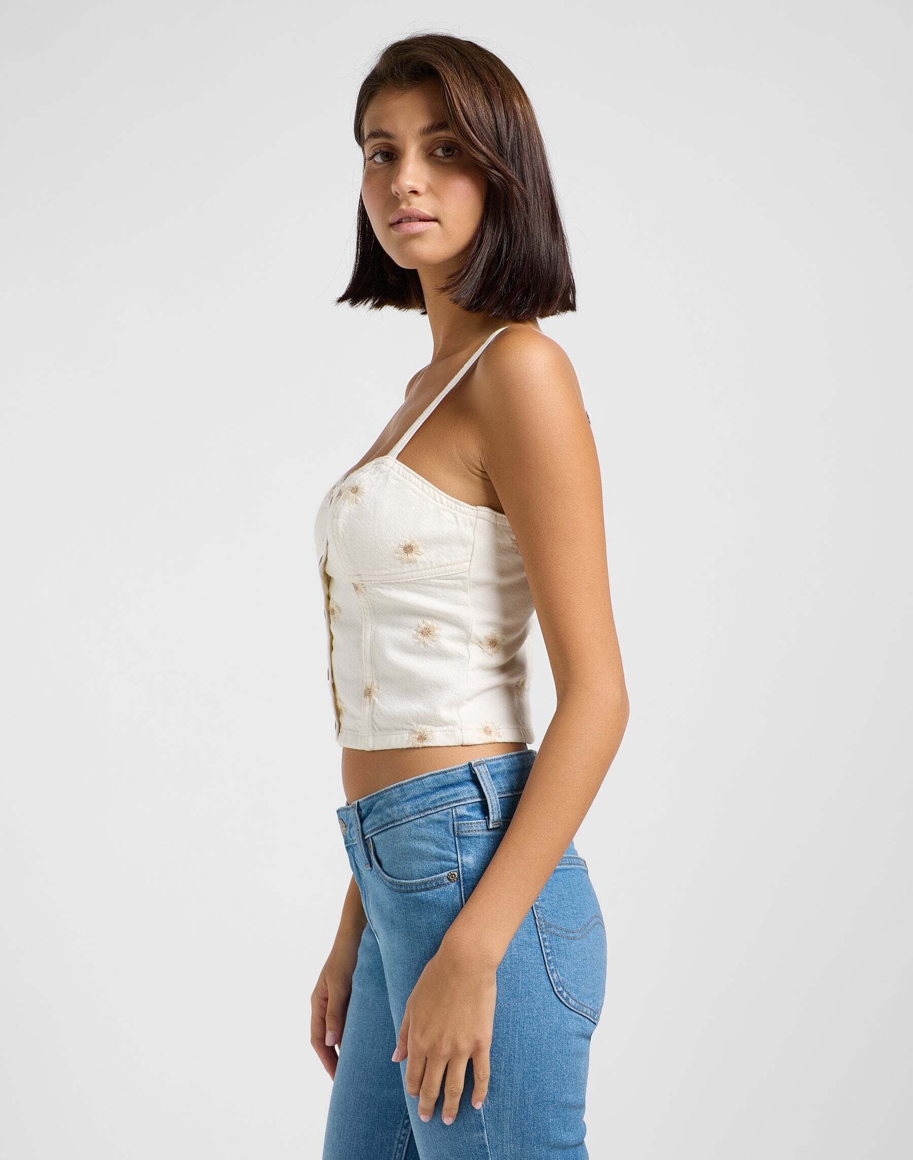 Lee® Kurzarmbluse »LEE Top Embroidery Top«