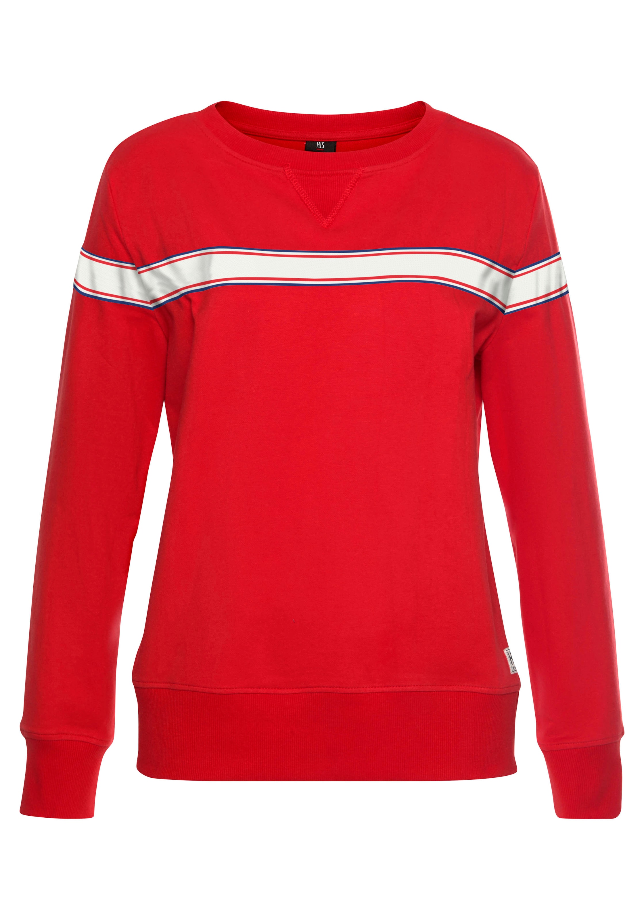 H.I.S Sweatshirt, mit gestreiftem Tape, Loungewear, Loungeanzug