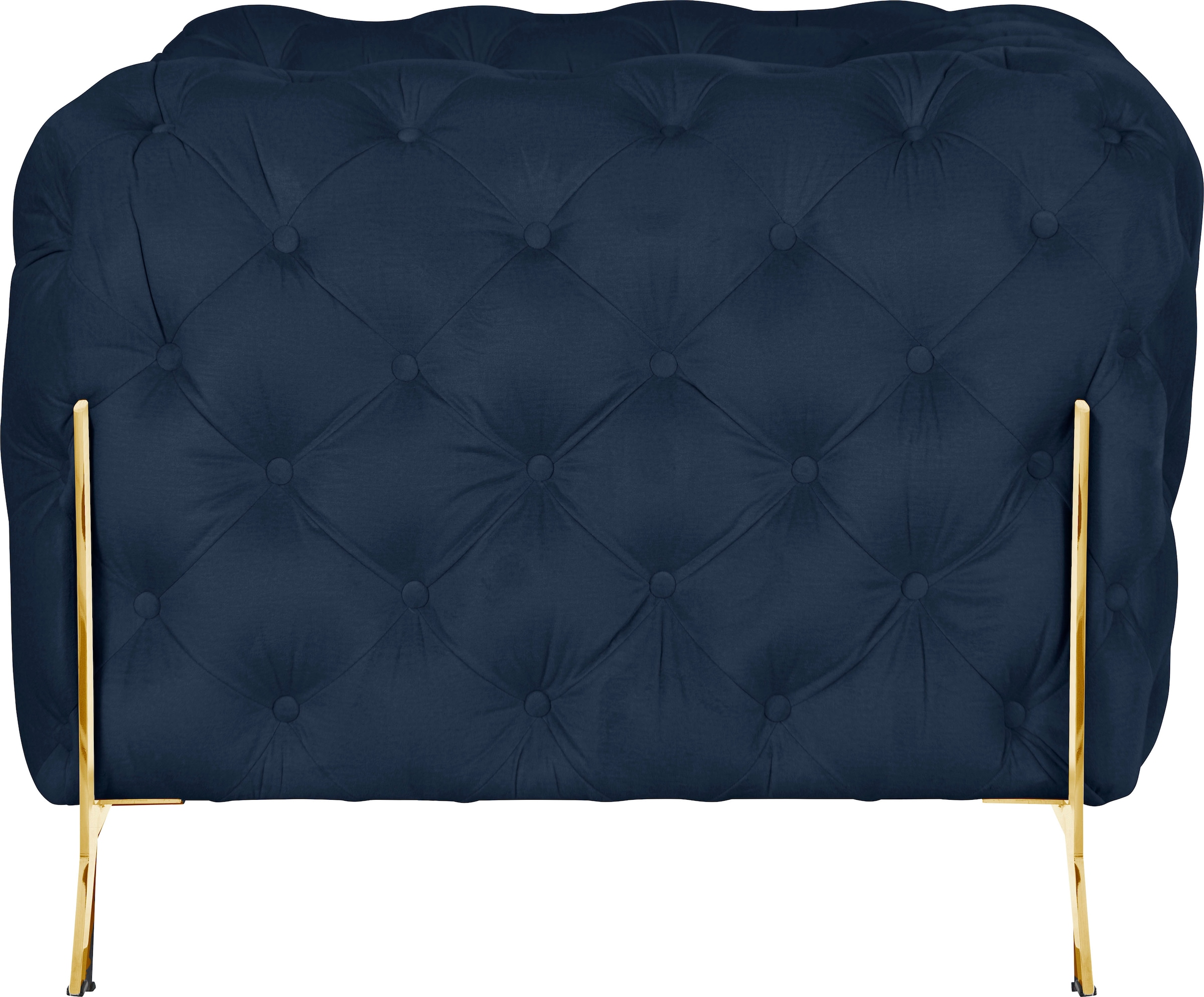 Leonique Chesterfield-Sessel »Amaury Sessel«, aufwändige Knopfheftung, moderne Chesterfield Optik, Fussfarbe wählbar