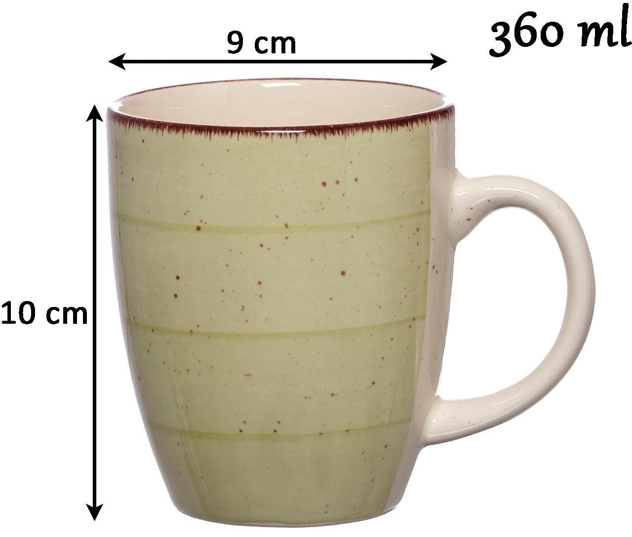 Ritzenhoff & Breker Becher »Happy«, (Set, 4 tlg.), 4-teilig