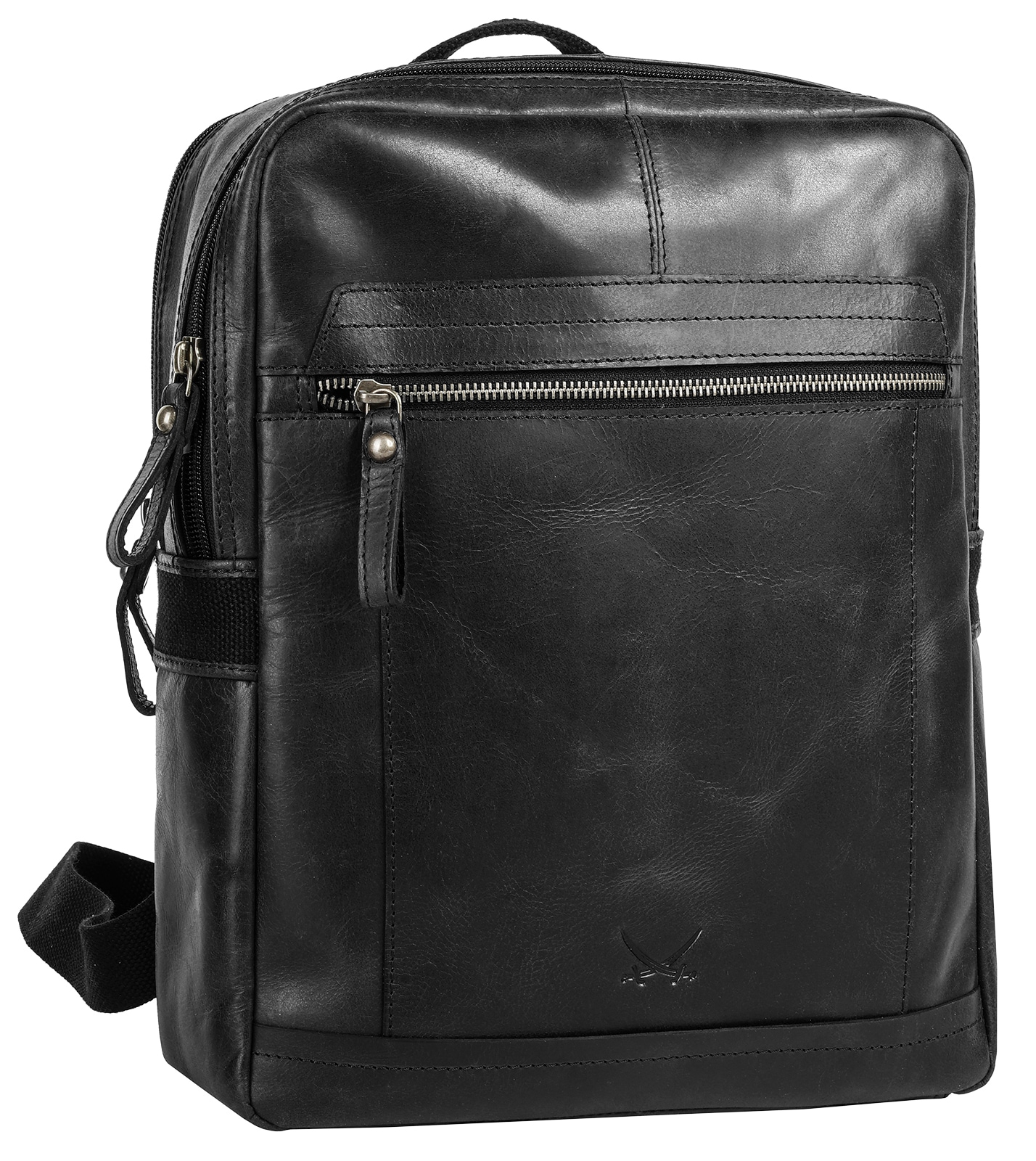 Sansibar Laptoprucksack, echt Leder
