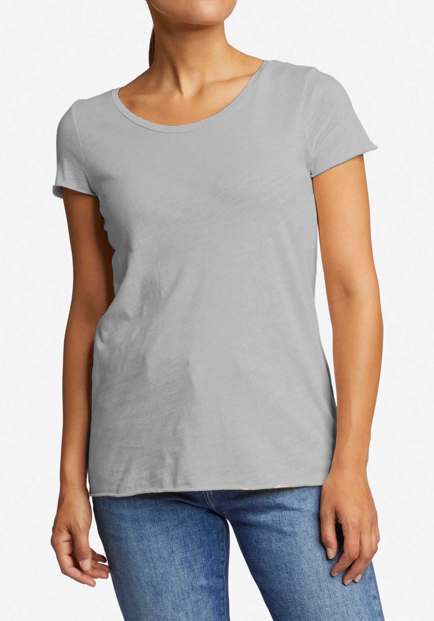 Rich & Royal T-Shirt, in femininer Basic-Form