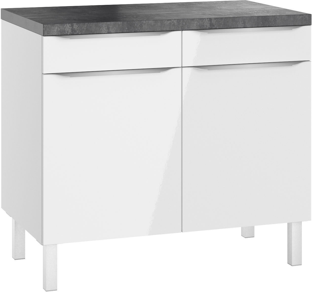 OPTIFIT Unterschrank »Lilly2«, Breite 100 cm, 2 Türen, 2 Einlegeböden