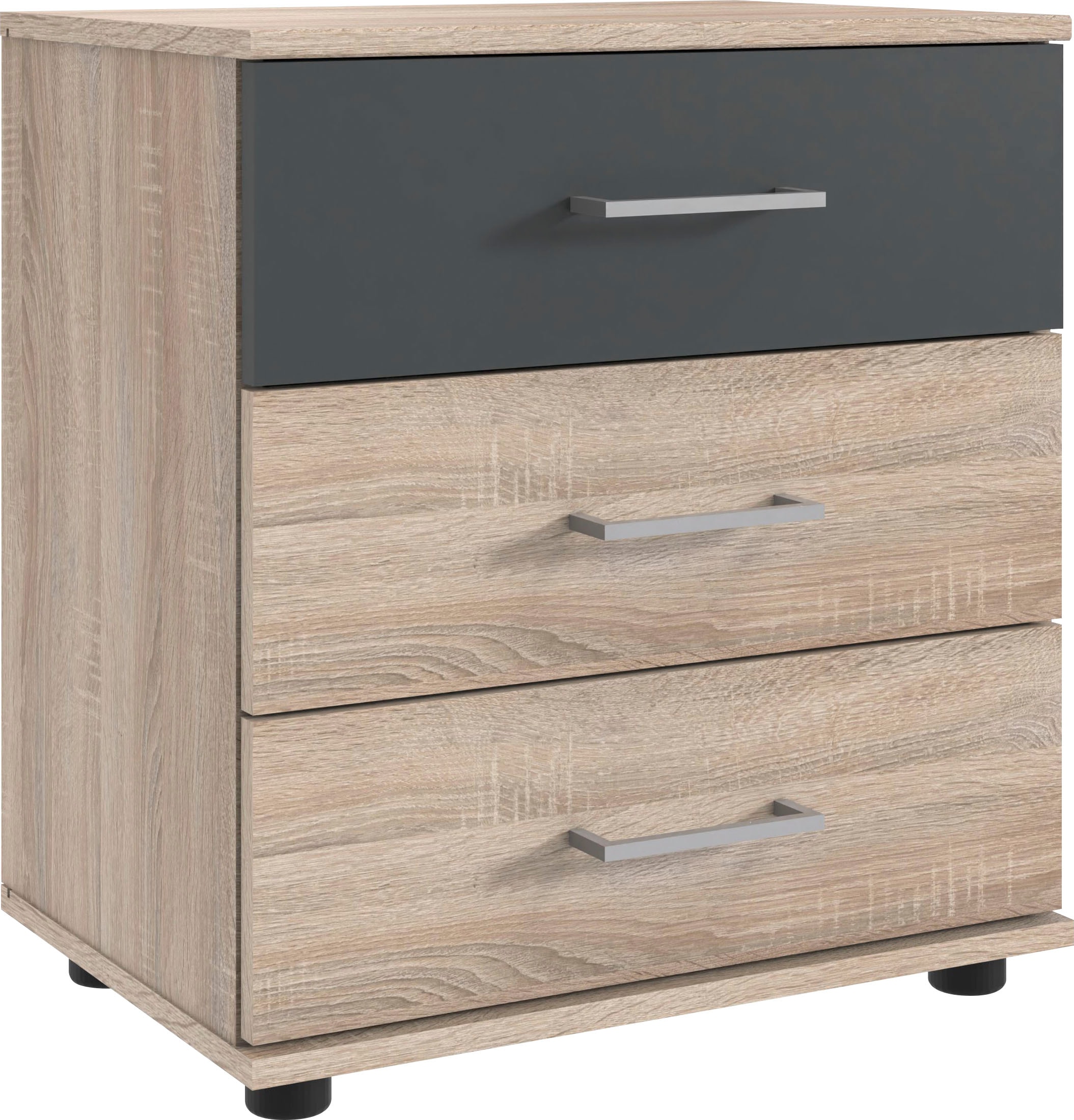 Wimex Nachtkommode "Taiga" mit 3 Schubladen, 52cm breit