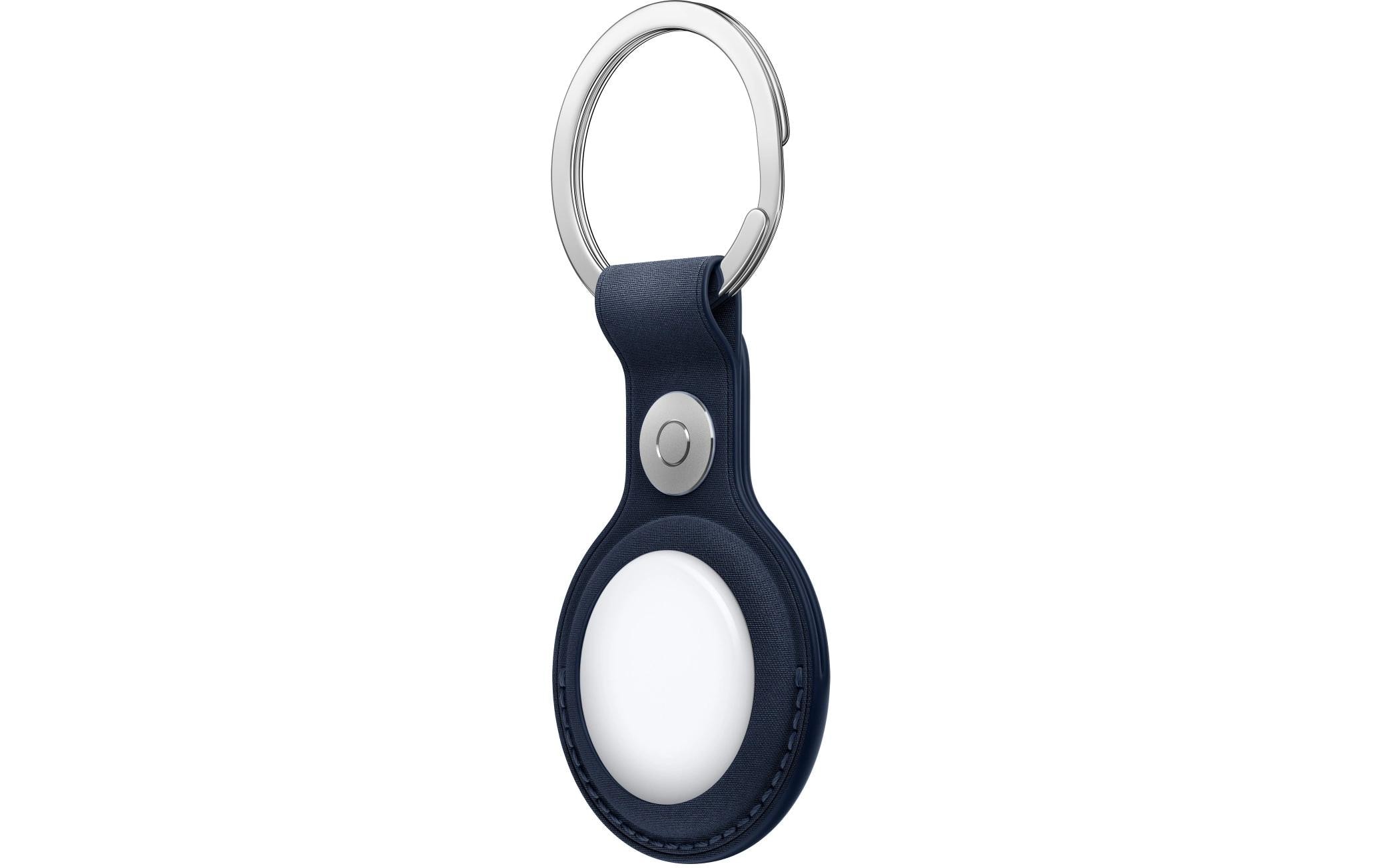 Apple AirTag Schlüsselanhänger aus Feingewebe, Tiefblau