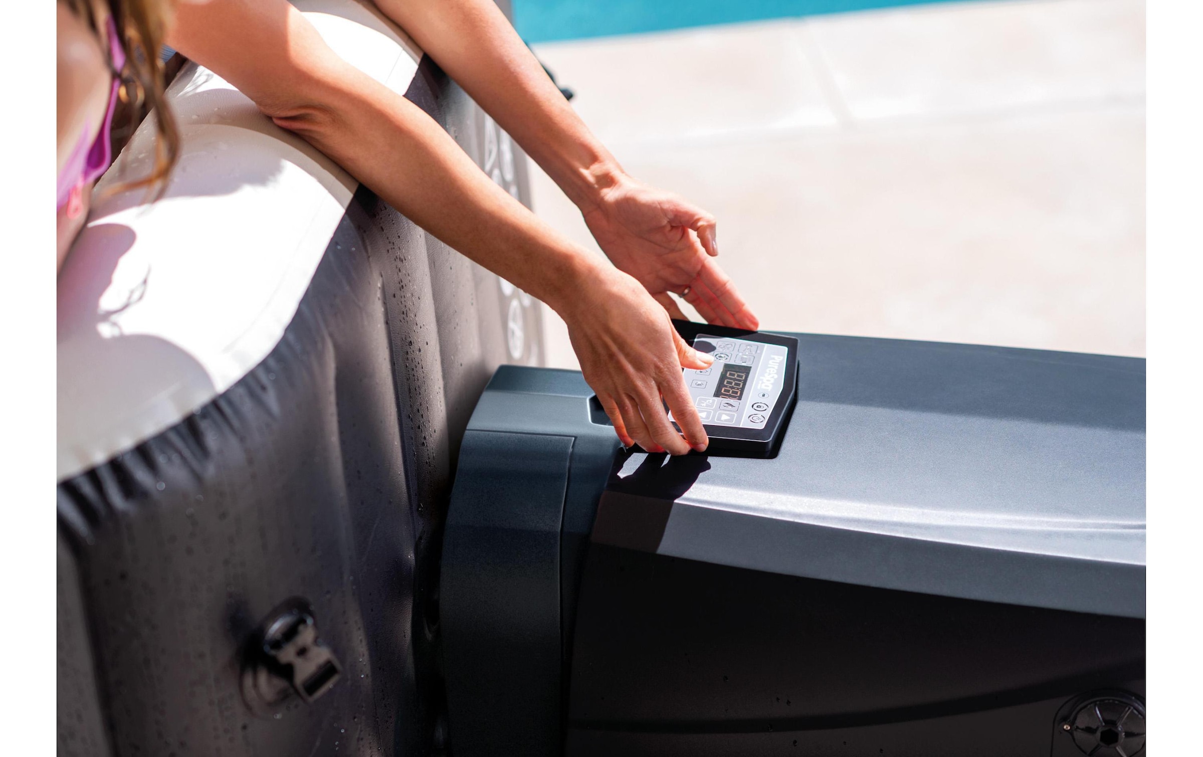 Intex Pool »Whirlpool Purespa Jet und Bubble Deluxe Ø 201«