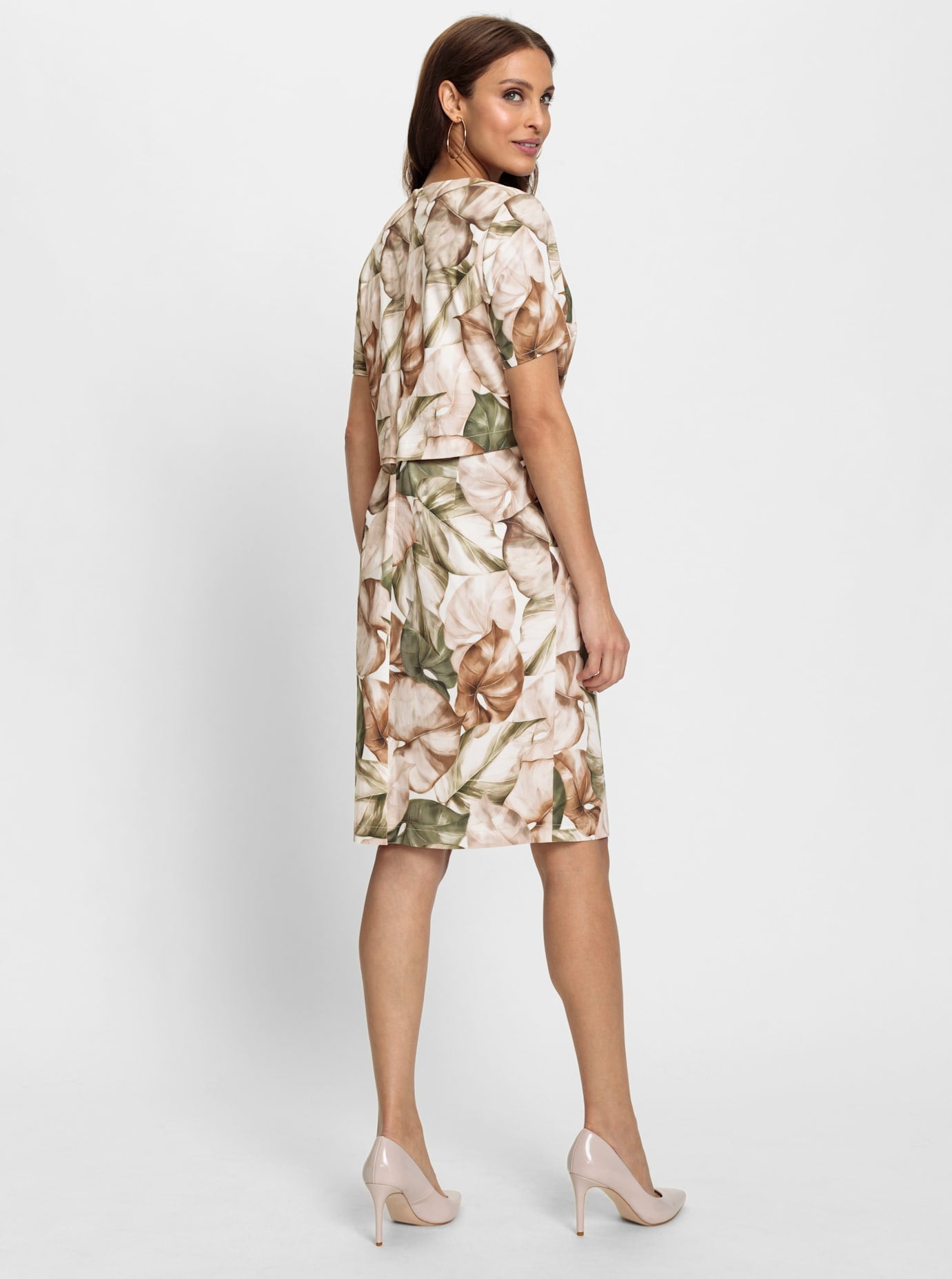 Lady Satinkleid »Druck-Kleid«