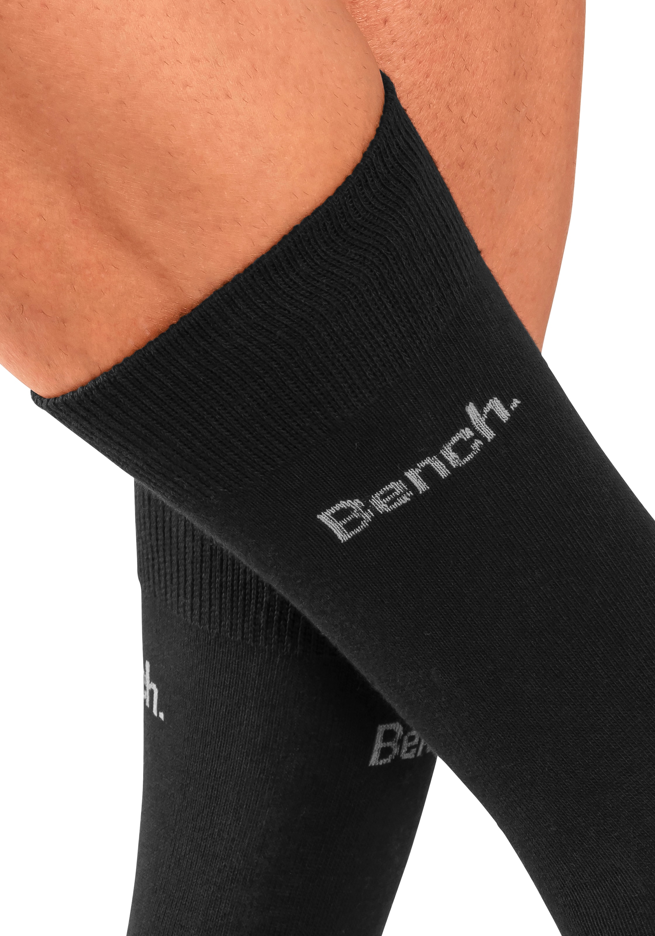 Bench. Basicsocken, (Packung, 4 Paar), in angenehm weicher Markenqualität