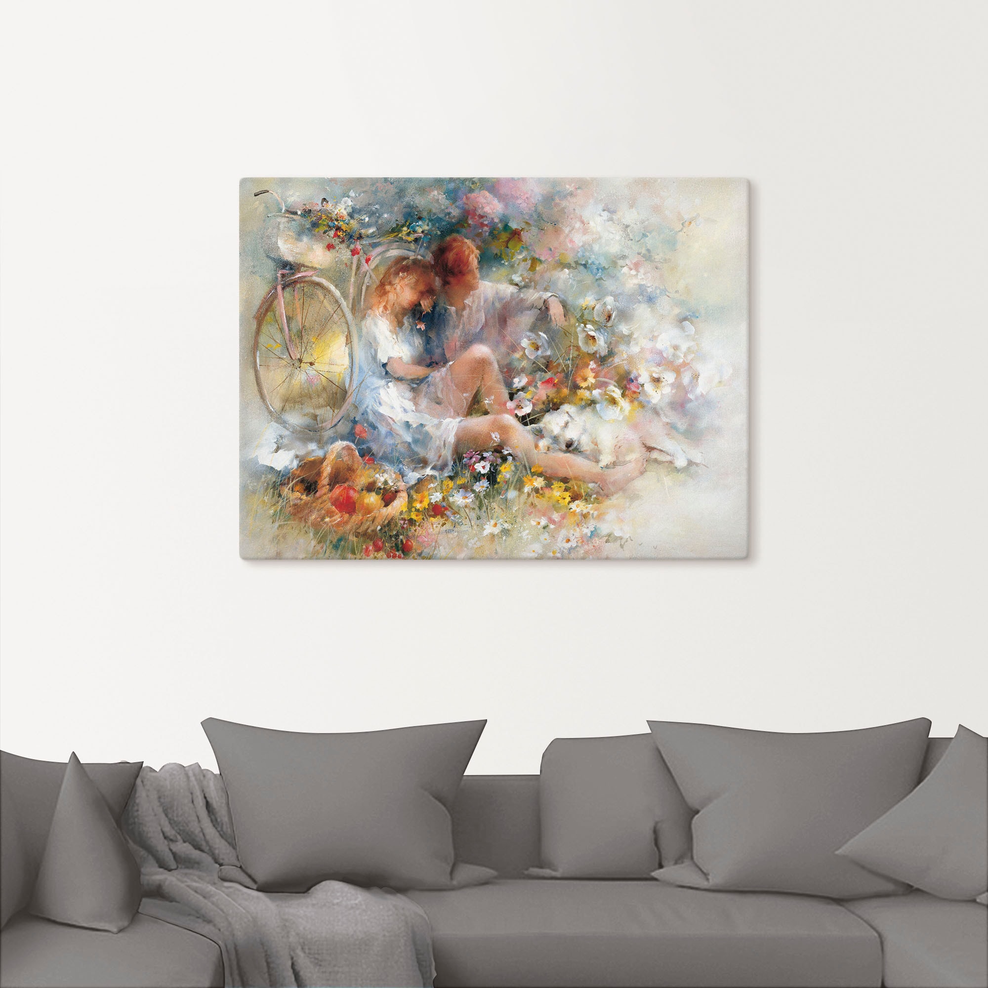 Artland Wandbild »Reise im Frühjahr«, Paar, (1 St.), als Leinwandbild, Poster, Wandaufkleber in verschied. Grössen