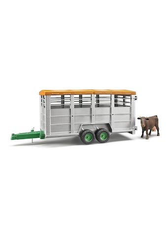 Bruder® Spielfahrzeug-Erweiterung »Viehanhänger mit 1 Kuh« kaufen