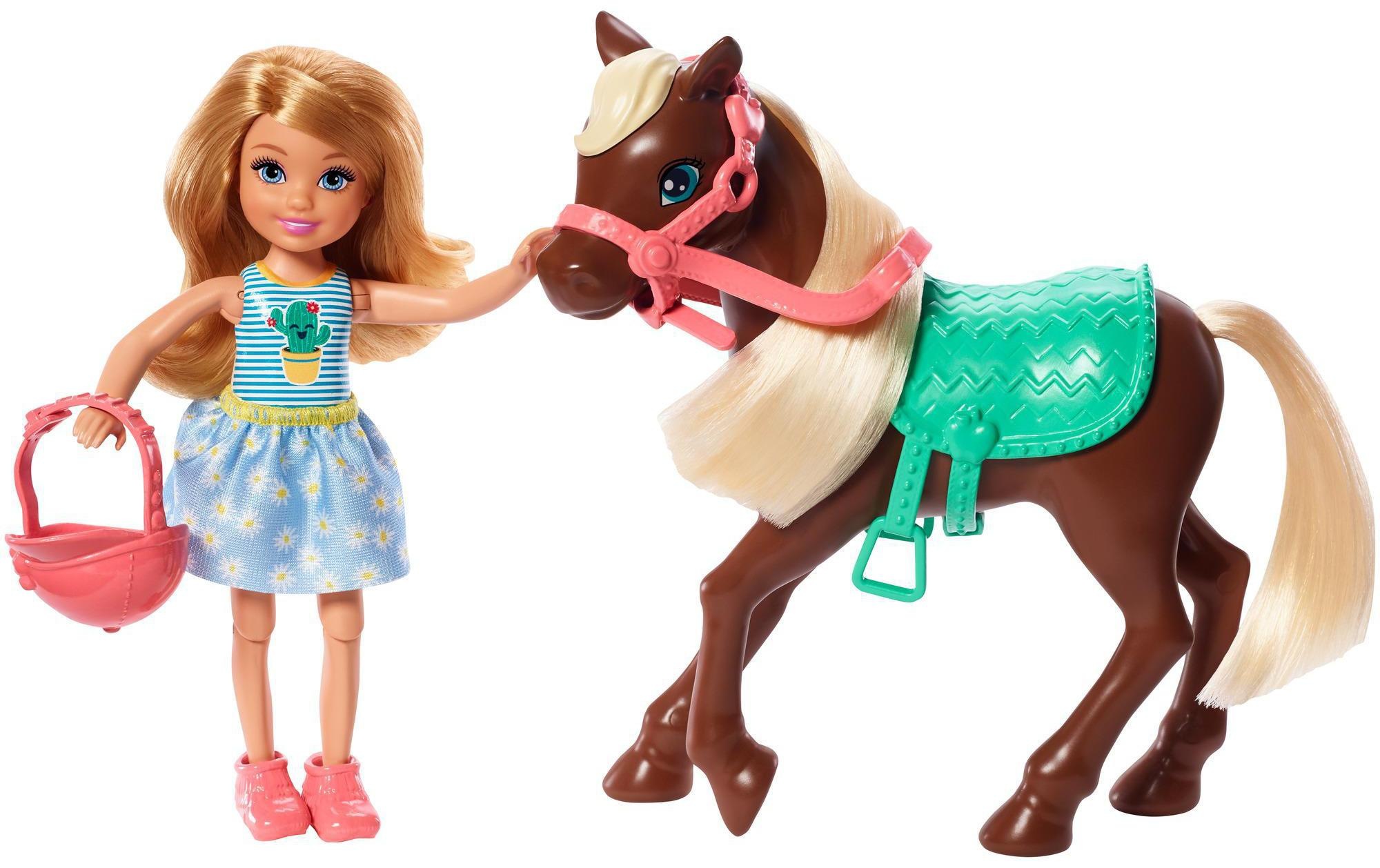 Barbie Spielfigur »Chelsea Puppe & Pony«