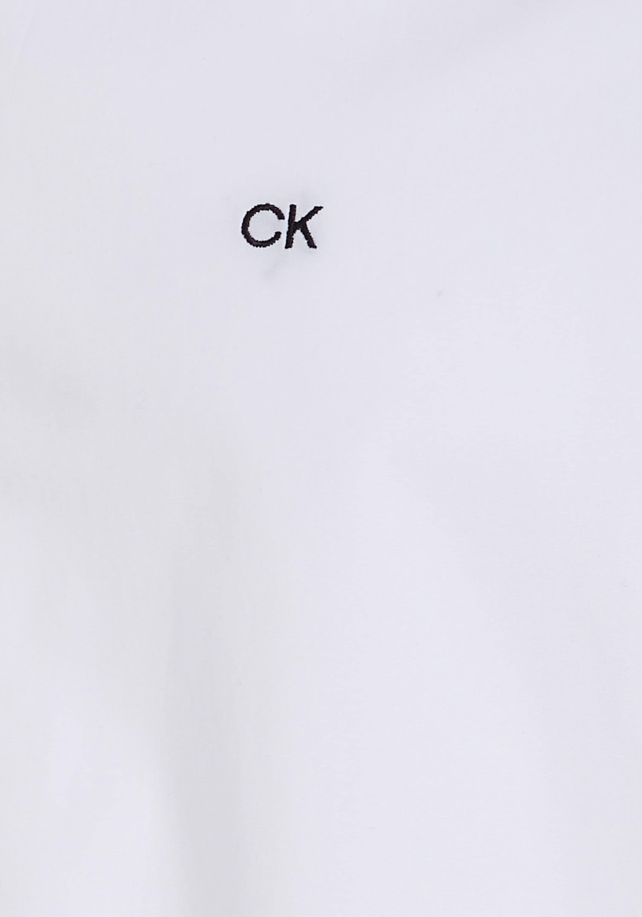 Calvin Klein Businesshemd »STRETCH online Jelmoli-Versand Brust POPLIN Klein der SLIM mit Calvin Logo bestellen | auf SHIRT«