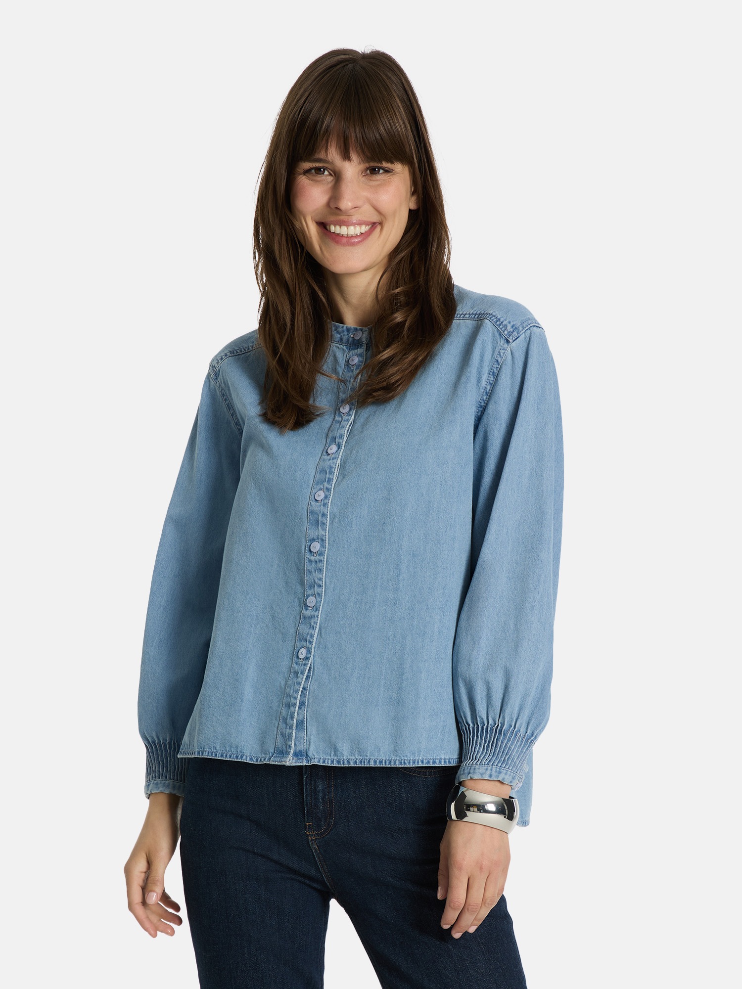 Lieblingsstück Langarmbluse "EvitaL" im Denim-Look