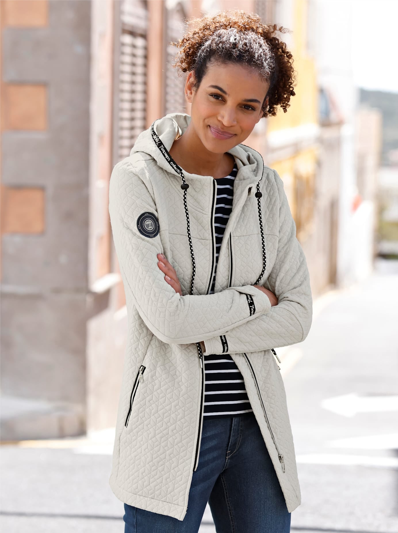 Casual Looks Shirtjacke »Jersey-Jacke« 1 Stk.