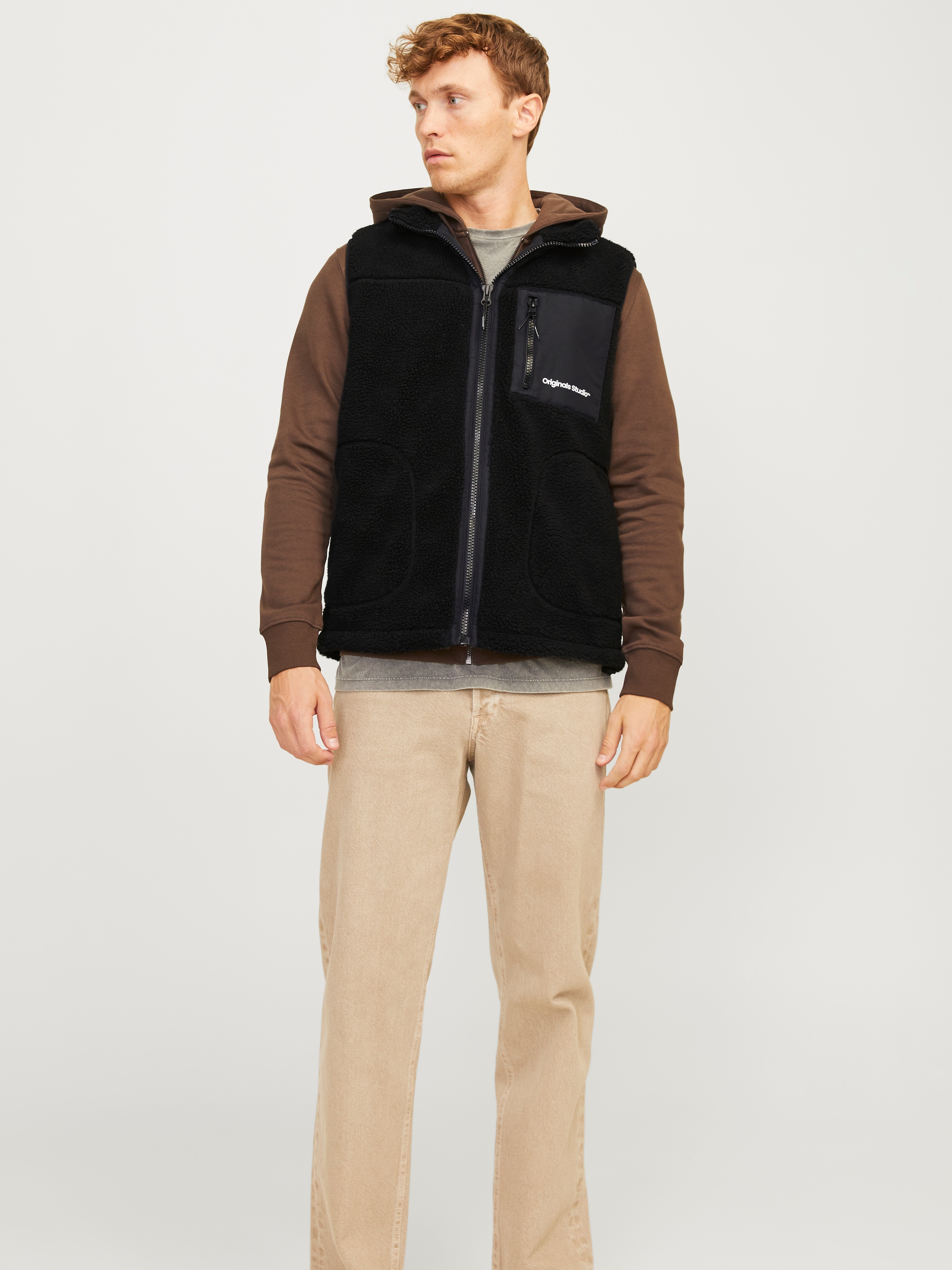 Jack & Jones Steppweste »JORVESTERBRO TEDDY BODYWARMER AW24 NOOS«