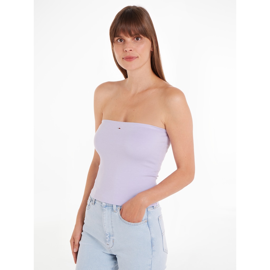 Tommy Jeans Bandeautop »TJW SLIM ESSENTIAL TUBE TOP«, mit Tommy Jeans Logo-Flag