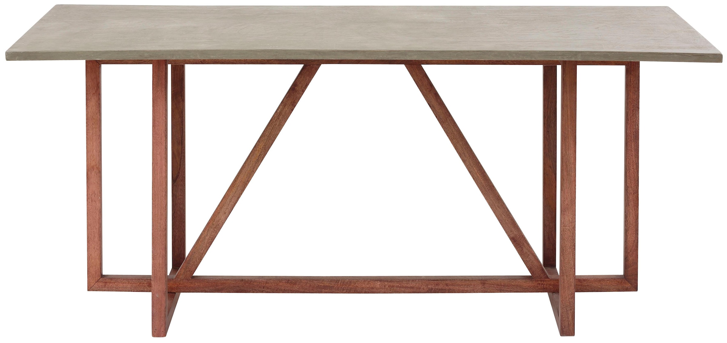 Home affaire Esstisch »Beton«, aus Tischplatte massiven Jelmoli-Versand kaufen 180 Breite im | online Beton- Look, Mangoholz, cm Optik