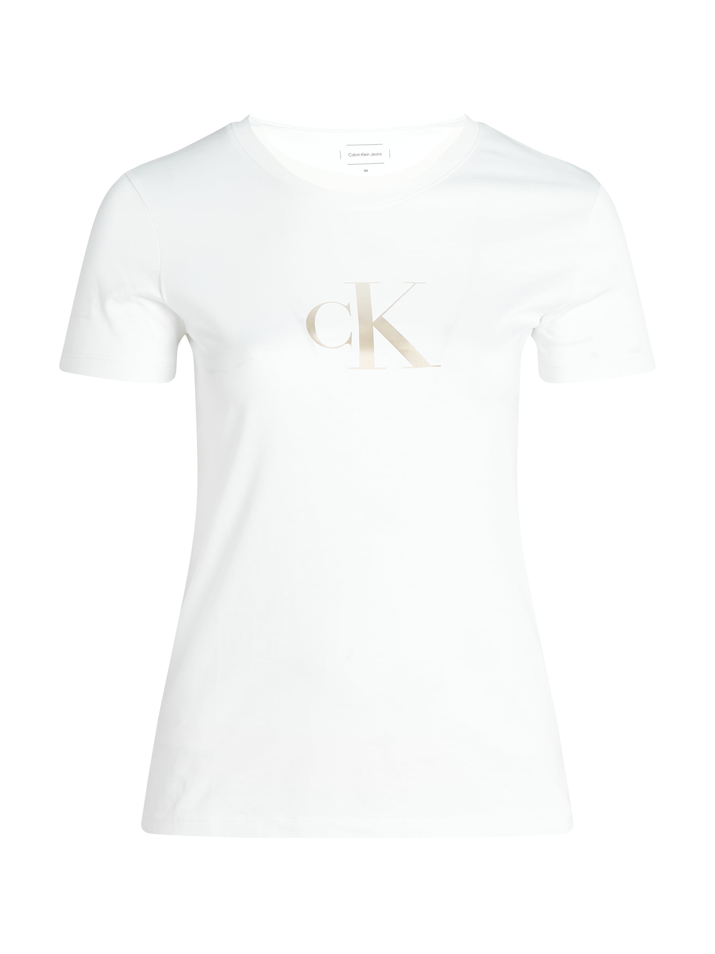 Calvin Klein Jeans Plus T-Shirt »PLUS GRADIENT CK SLIM TEE«, in grossen Grössen, Druck mit Farbverlauf