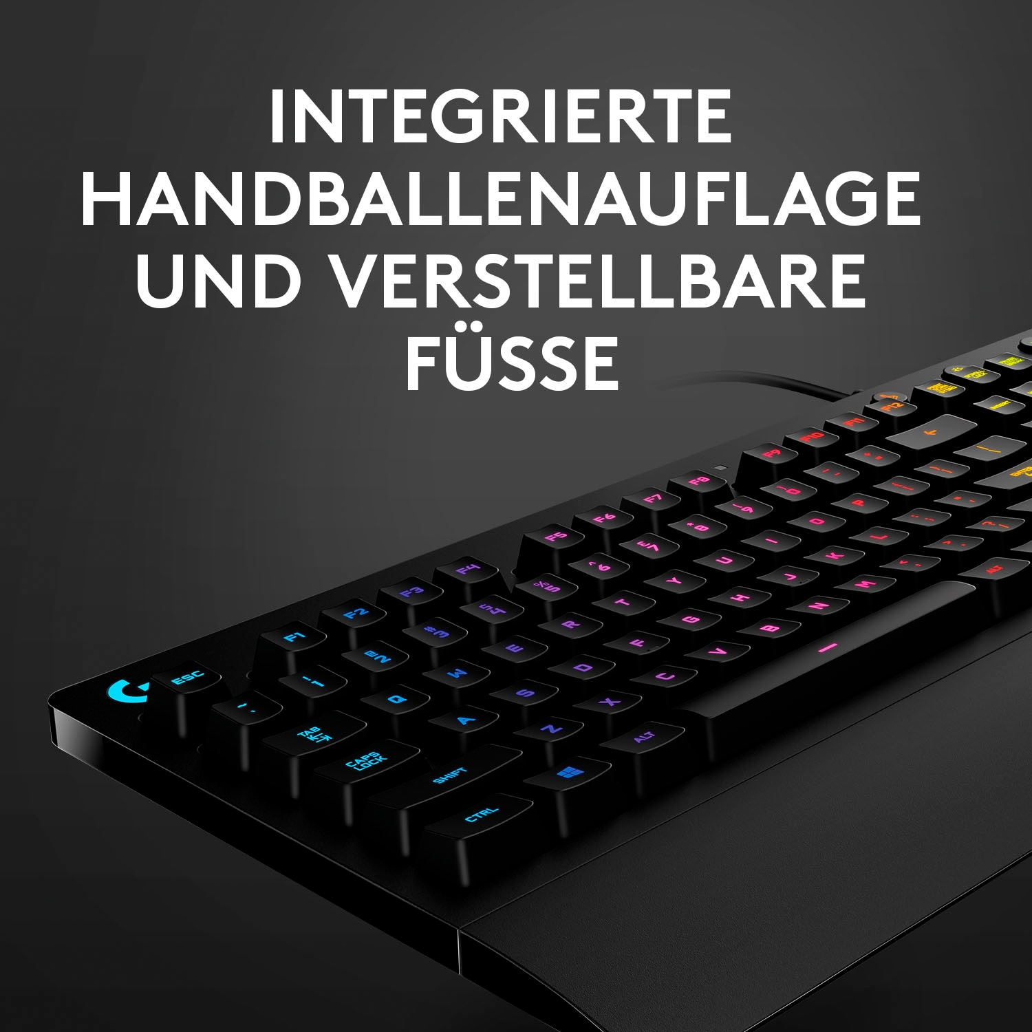 Logitech G Gaming-Tastatur »G213«, (Ziffernblock-USB-Anschluss-Multimedia-Tasten)