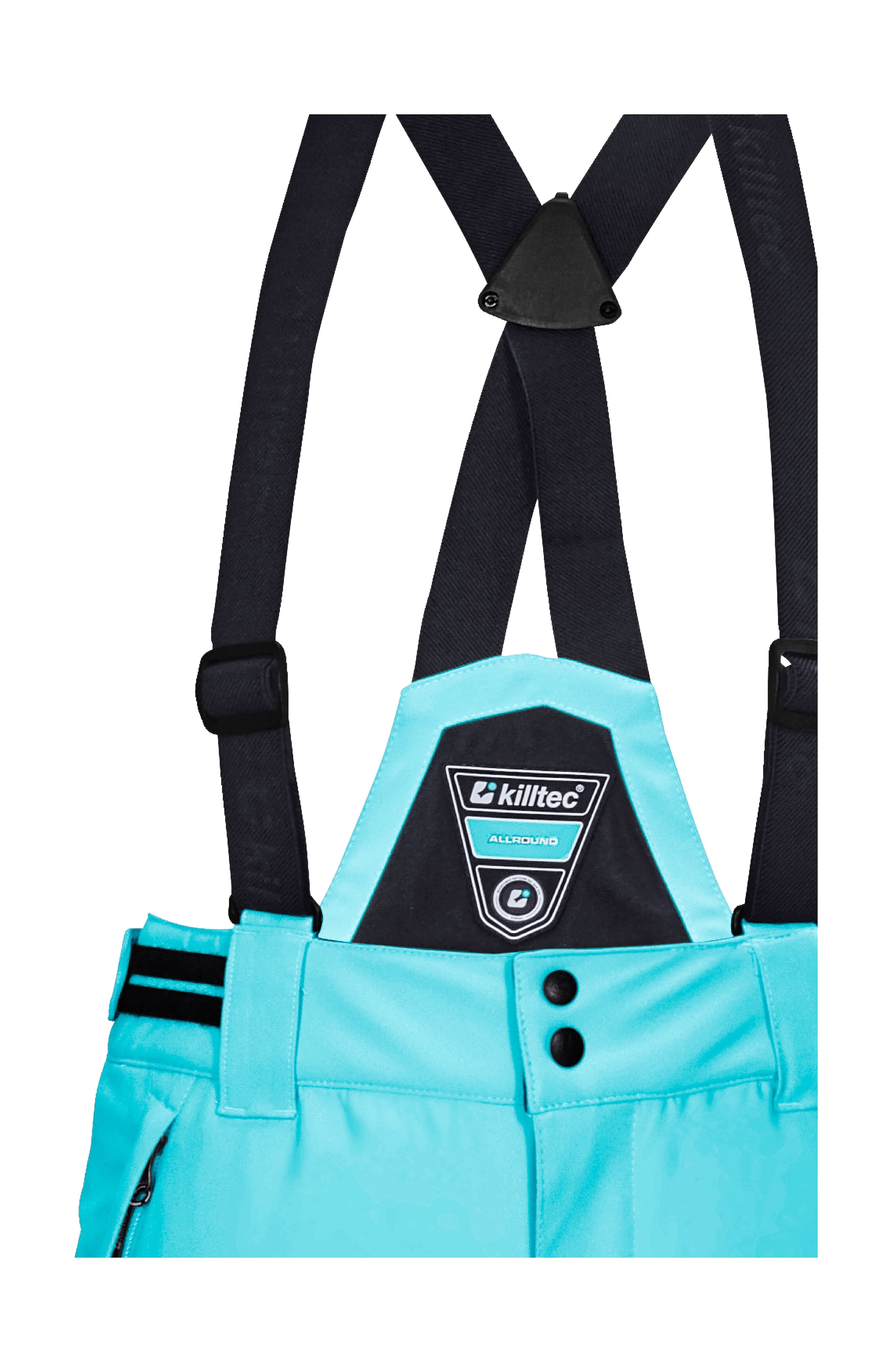 Killtec Skihose »KSW 77 GRLS SKI PNTS«, wasserdicht, atmungsaktiv, abnehmbarer Latz, verst. Seitenriegel