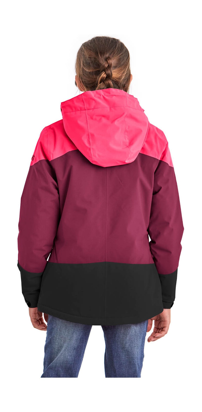 Killtec Outdoorjacke »KOW 195 GRLS JCKT«, Wasserdichte Winterjacke mit Colourblock, verstellbaren Details