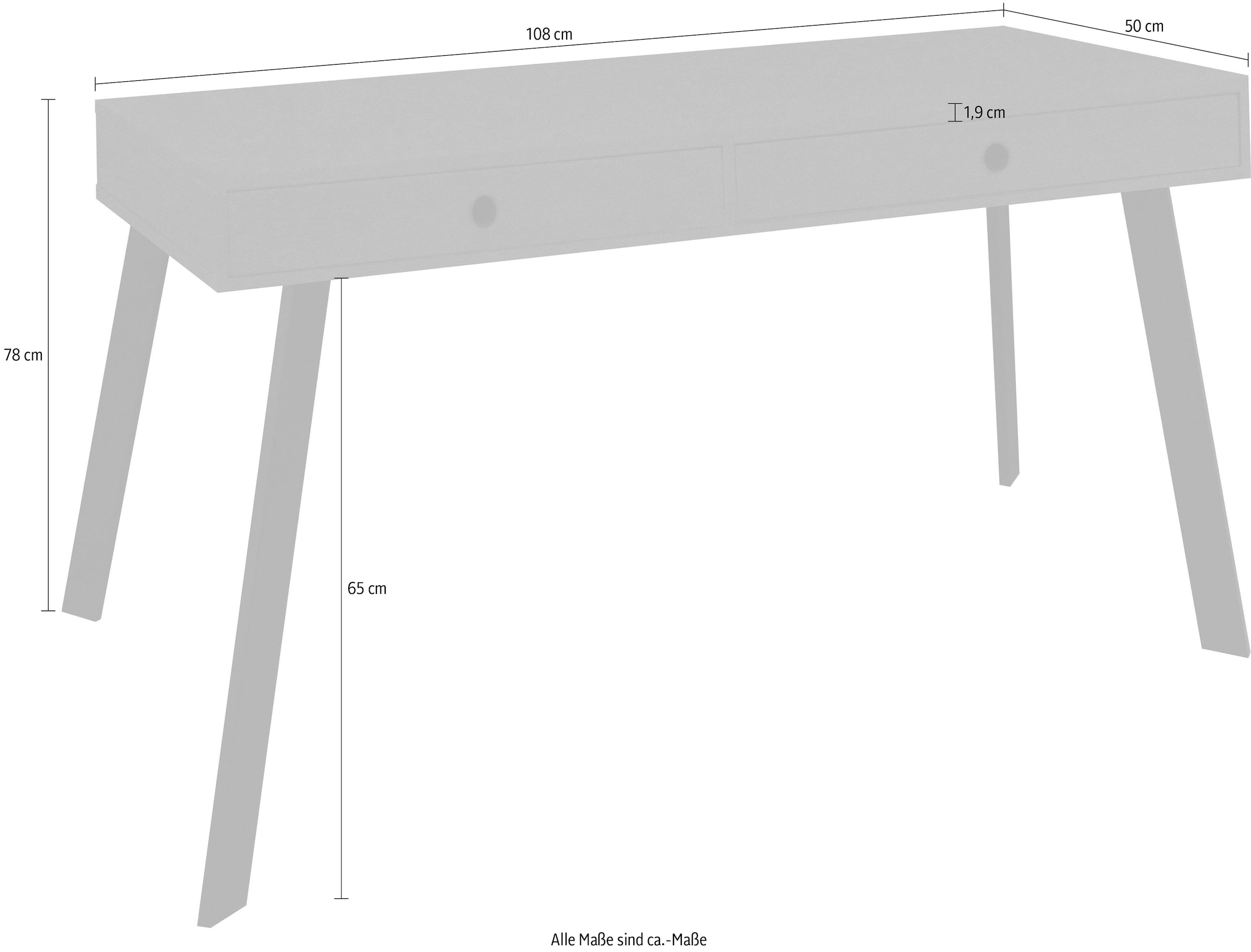 Mäusbacher Schreibtisch »Big System Office«, Breite 108 cm