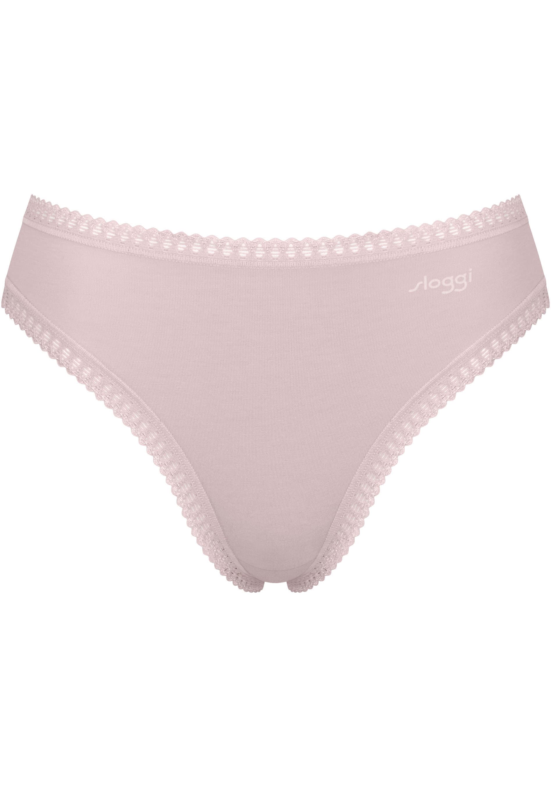 sloggi Slip »GO Crush High leg C3P«, (3er Pack), mit Spitzendetails