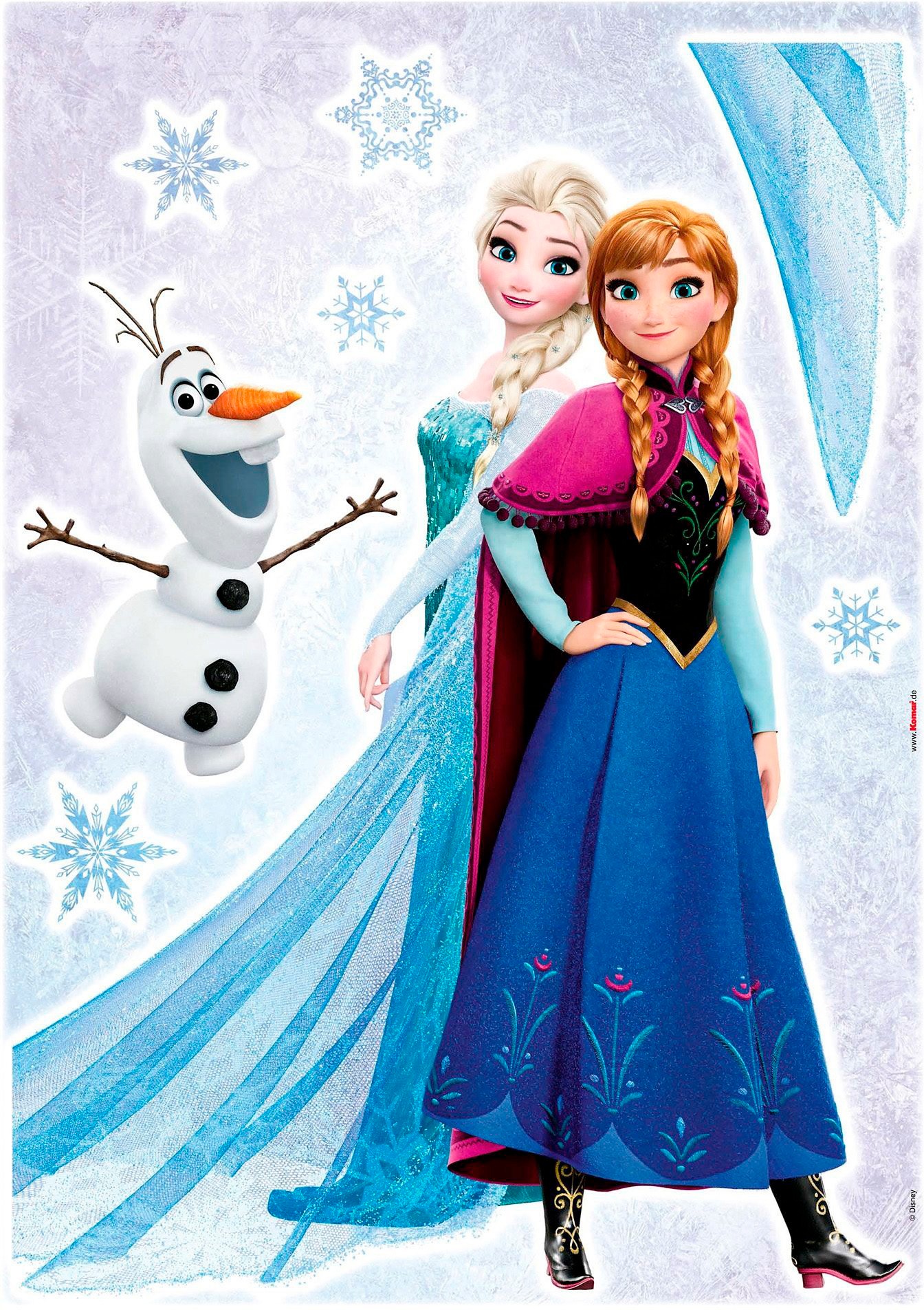 Wandtattoo »Frozen Sisters - Grösse 50 x 70 cm«, (8 St.), selbstklebend, Wandsticker,...