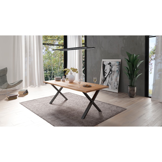 Homexperts Baumkantentisch »Lesley«, Breite 160 oder 200 cm, mit natürlich  verlaufender Baumkante online bestellen | Jelmoli-Versand