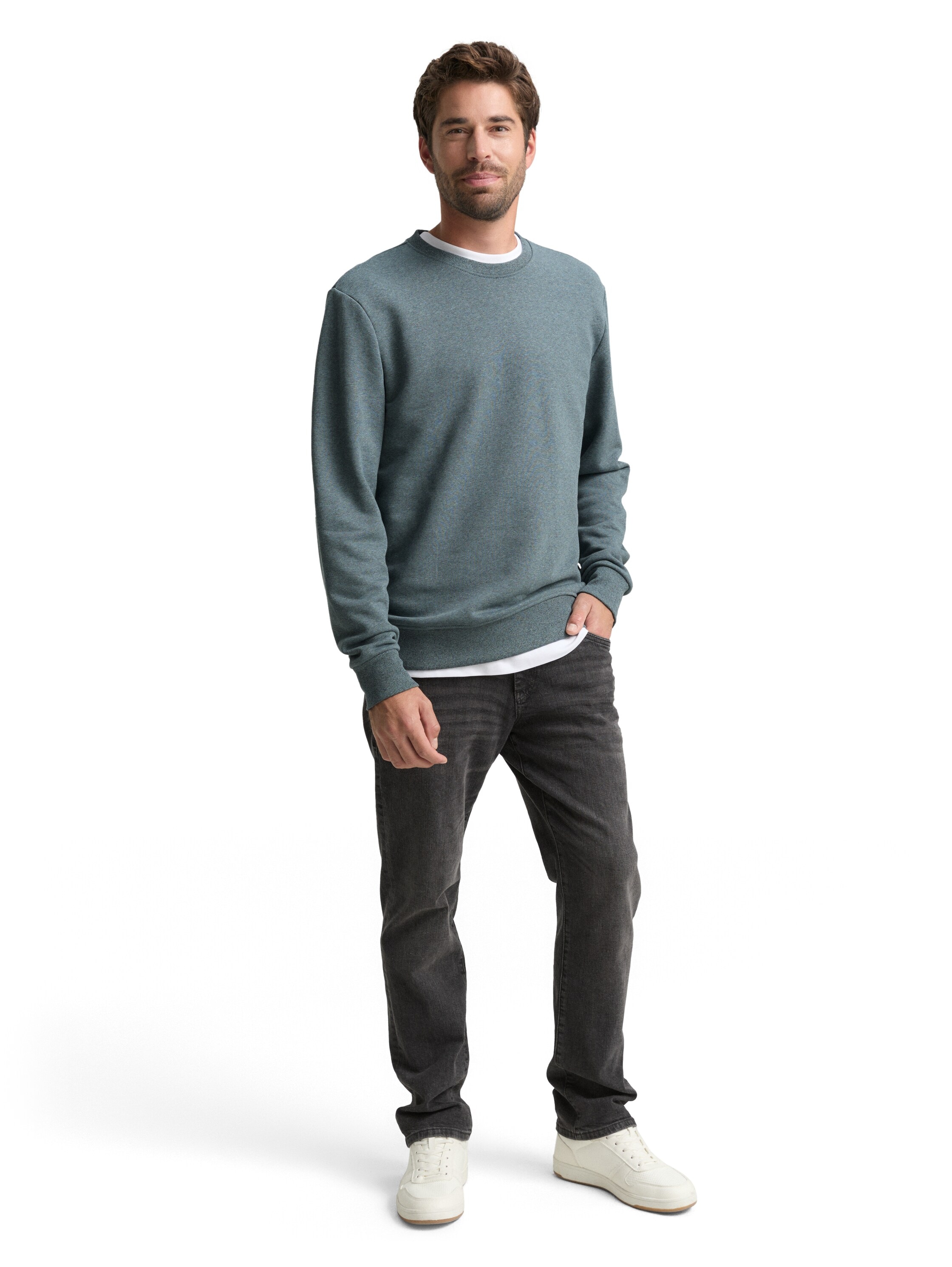 TOM TAILOR Sweatshirt, mit Logo Stickerei am Arm