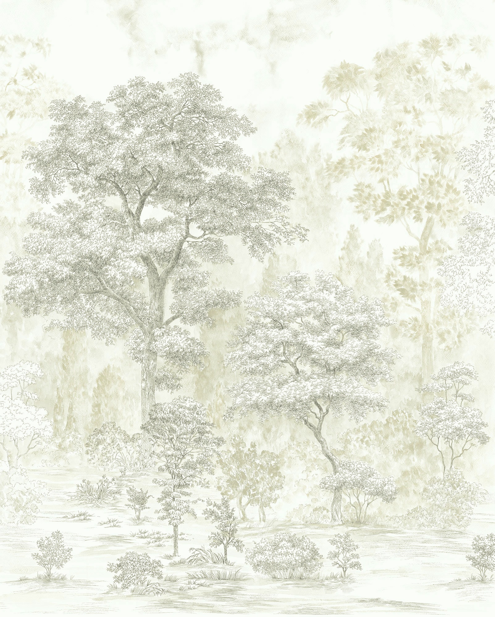 Komar Vliestapete »Noble Trees«, 200x250 cm (Breite x Höhe)