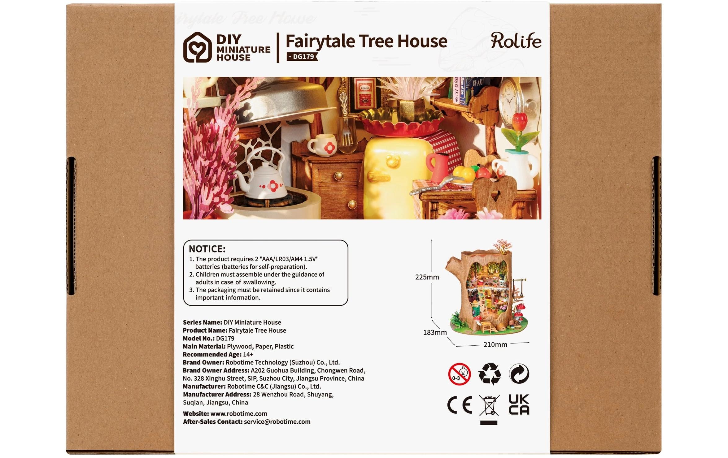 Modellbausatz "Rolife Fairytale Tree House Mini-Baumhaus 1:18" 200 Stk. tlg.