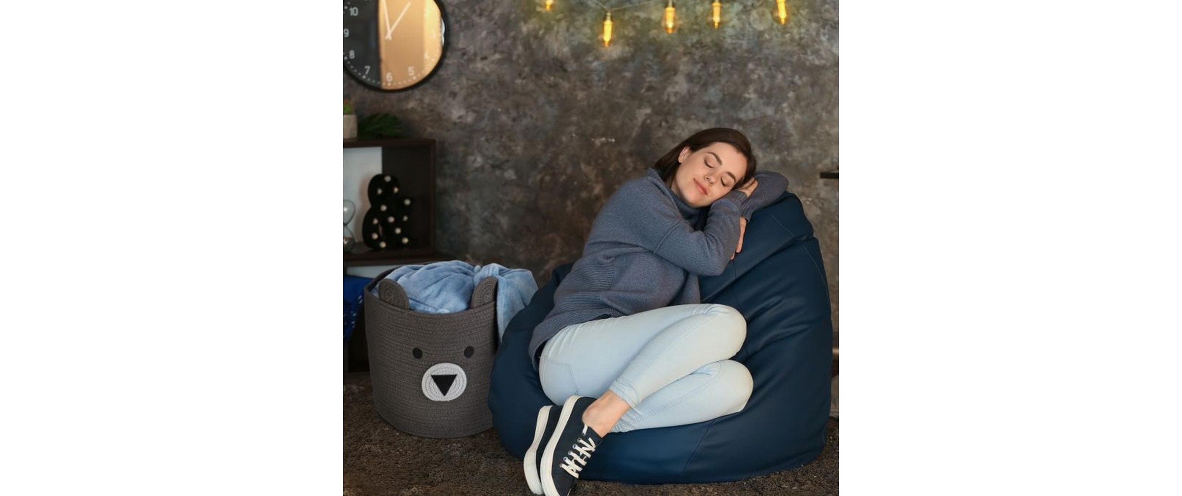 relaxdays Aufbewahrungskorb »Bär«