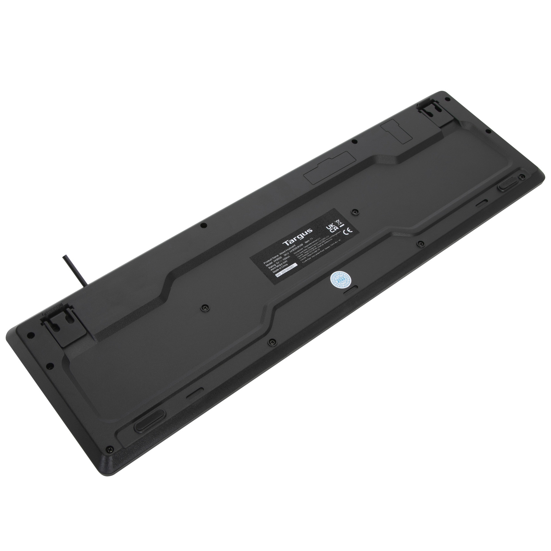 Targus USB-Tastatur »Antimicrobial USB Wired Keyboard - UK Layout«