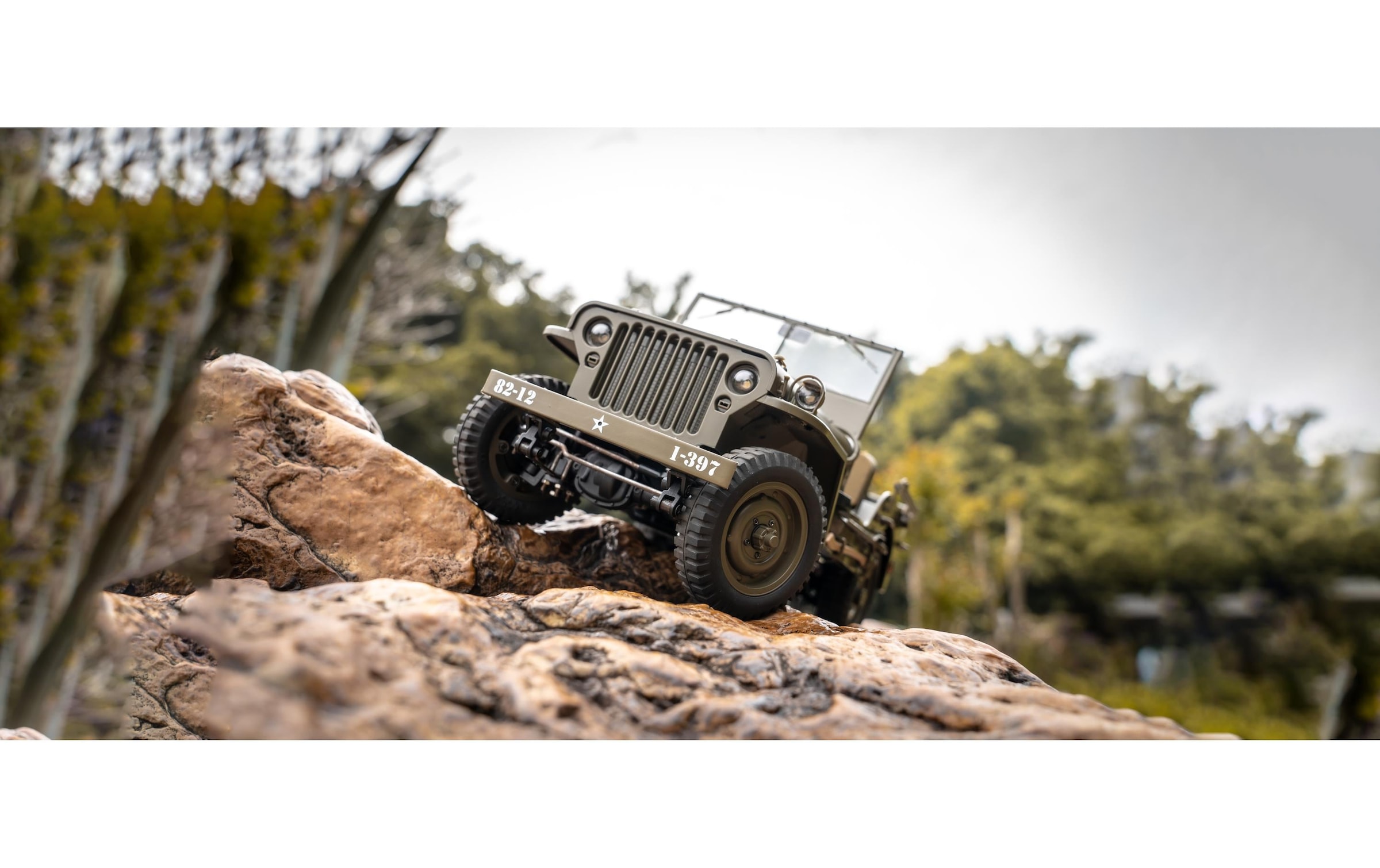 RC-Auto »RocHobby 1941 MB Willys Jeep, 1:12«