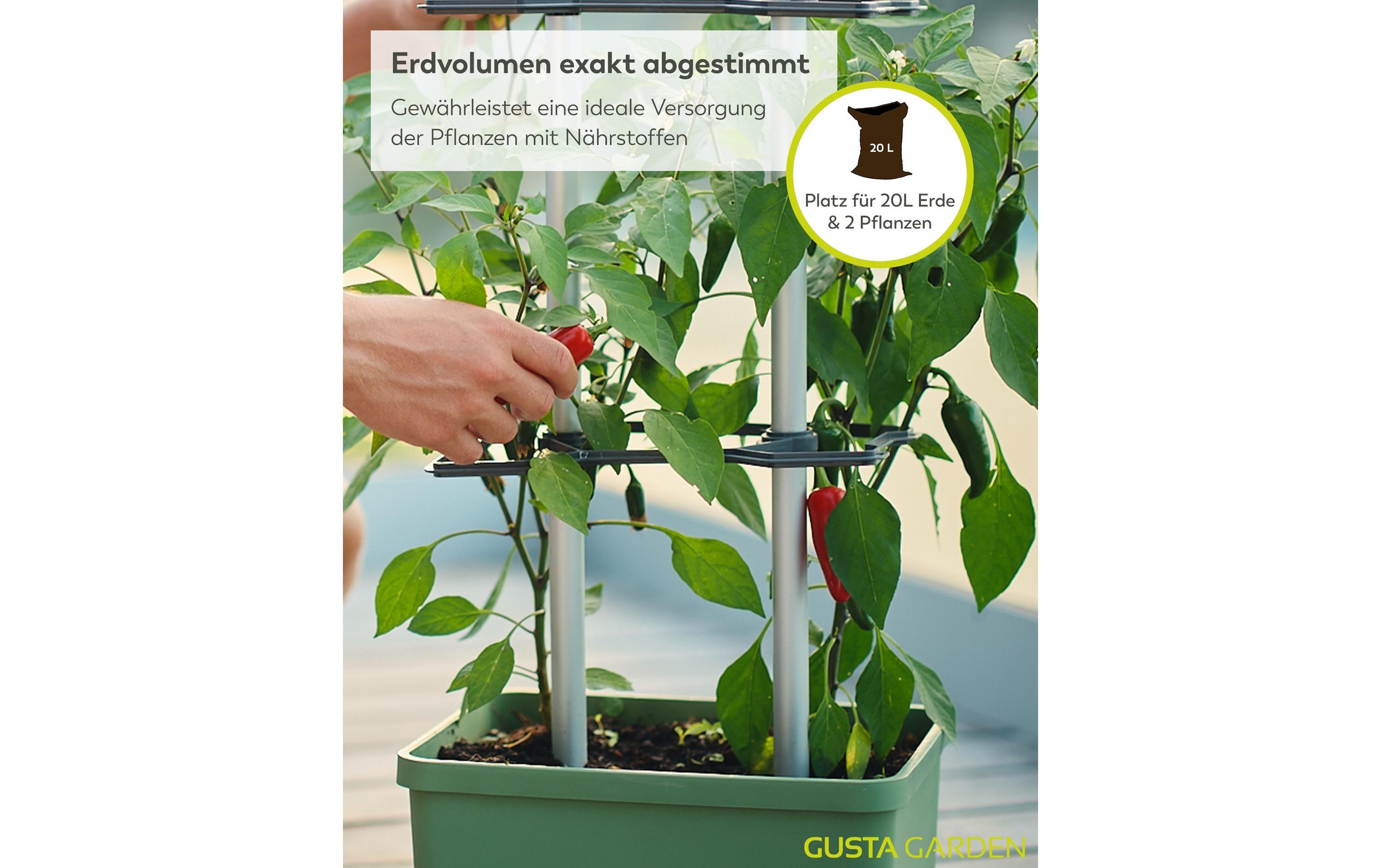 Gusta Garden Anzuchttopf »Charly Chili XL«
