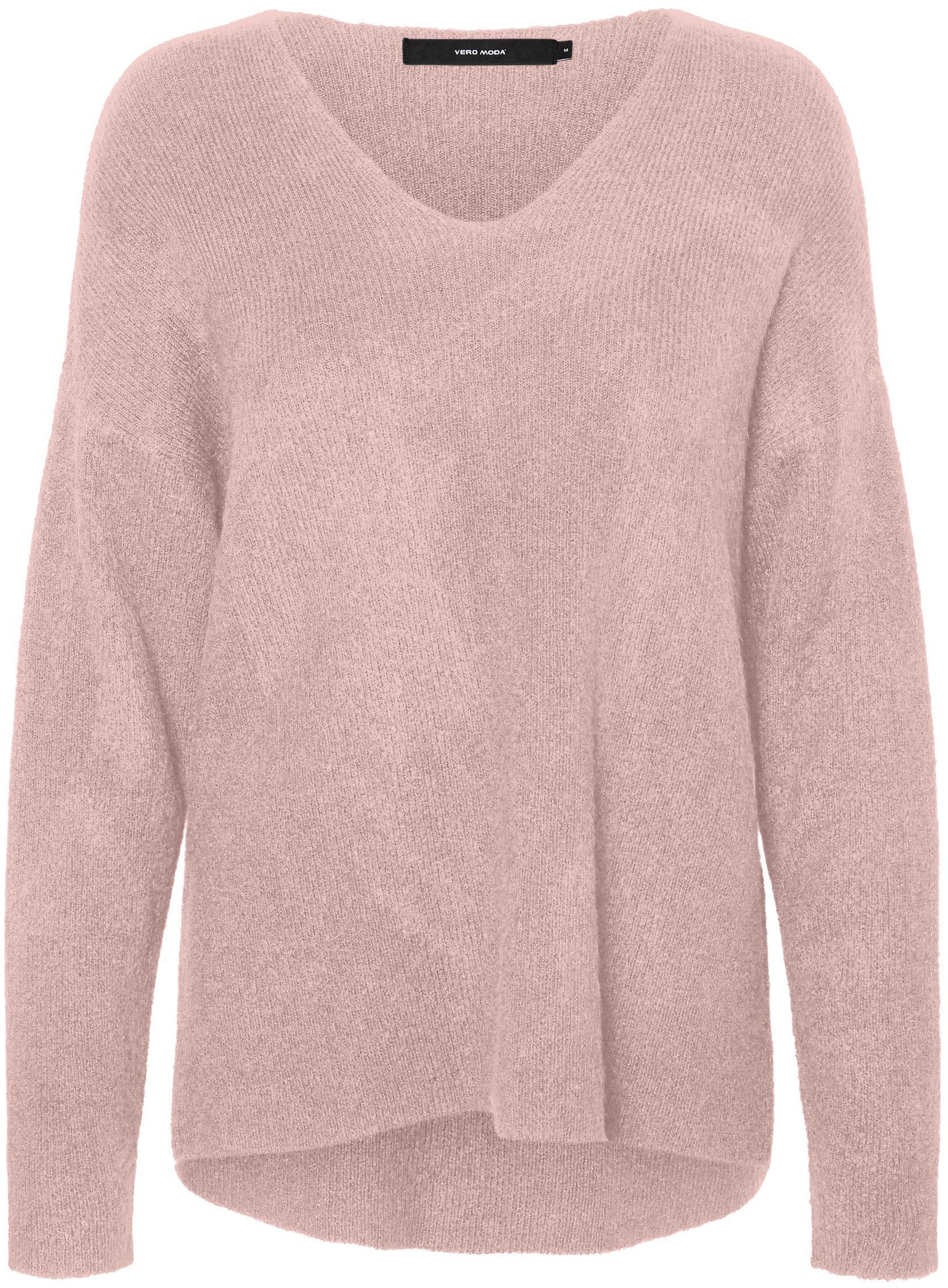 Vero Moda V-Ausschnitt-Pullover »VMCREWLEFILE LS V-NECK BLOUSE NOOS«