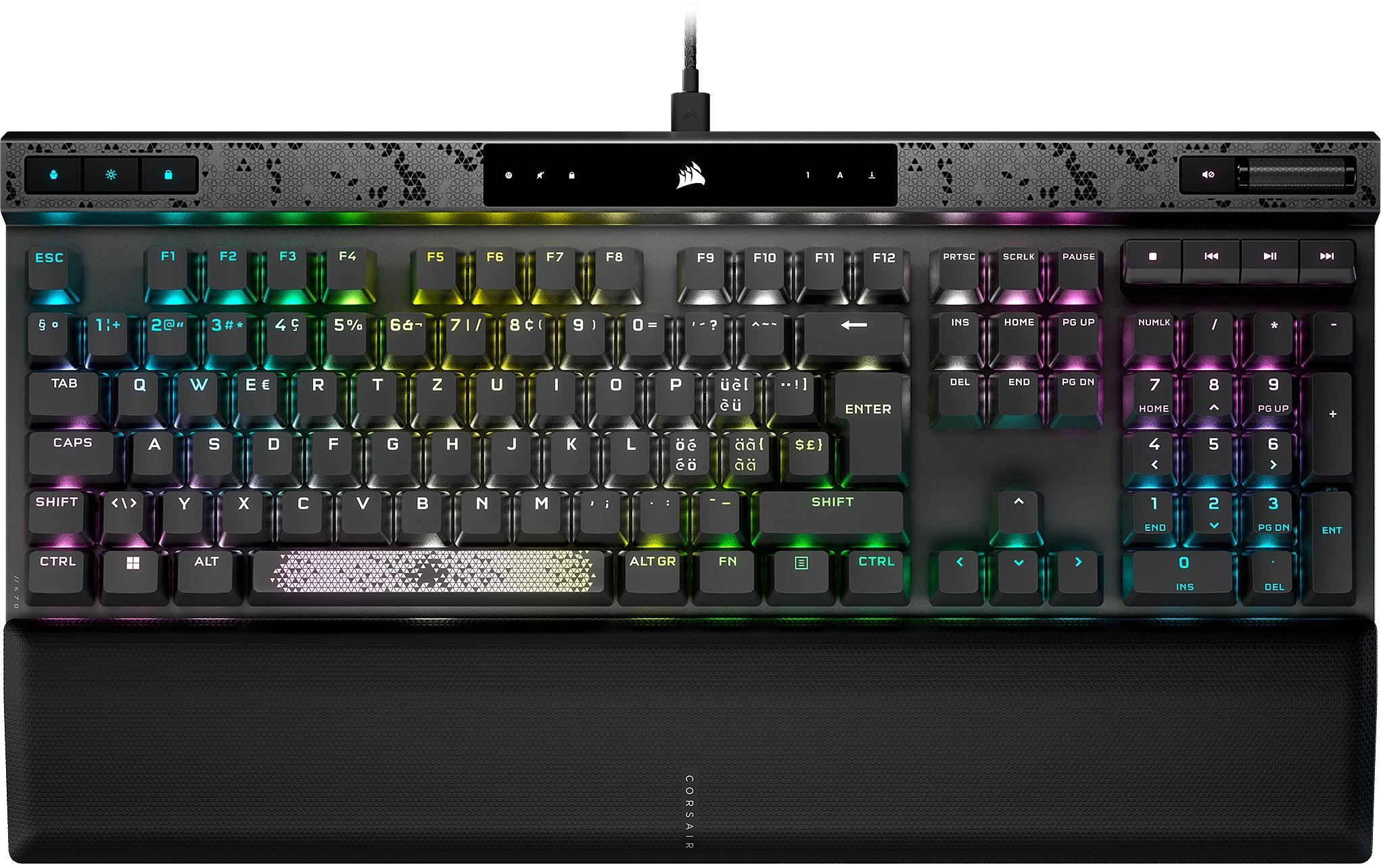 Gaming-Tastatur »K70 MAX RGB«, (Ziffernblock)