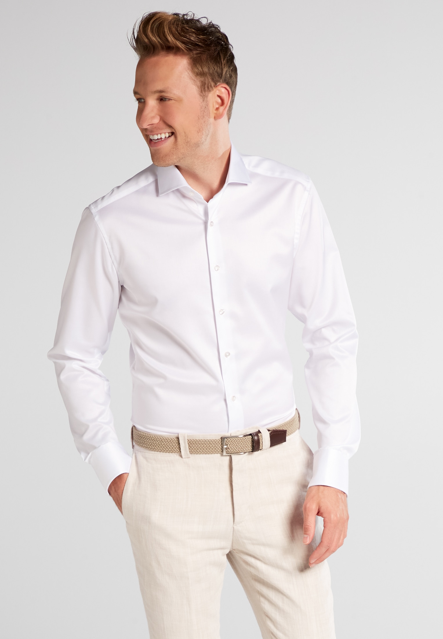 Eterna Langarmhemd »SLIM FIT« NON IRON (bügelfrei)