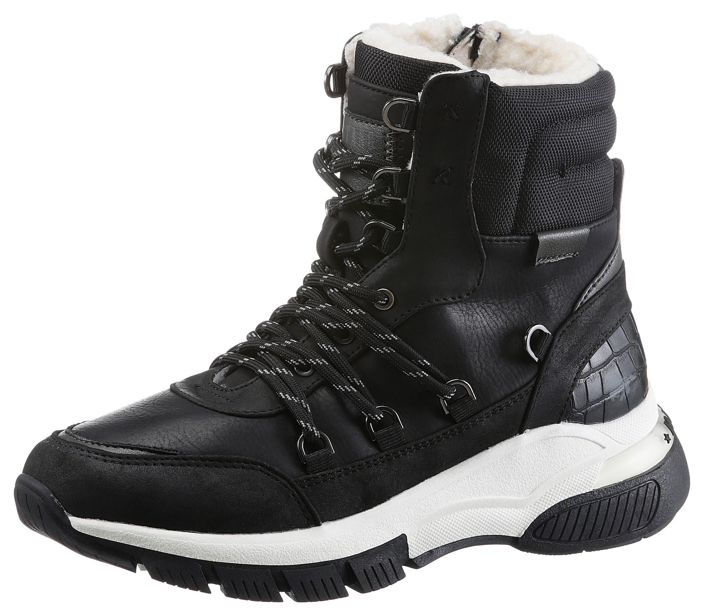 Winterboots, mit zweifarbiger Laufsohle