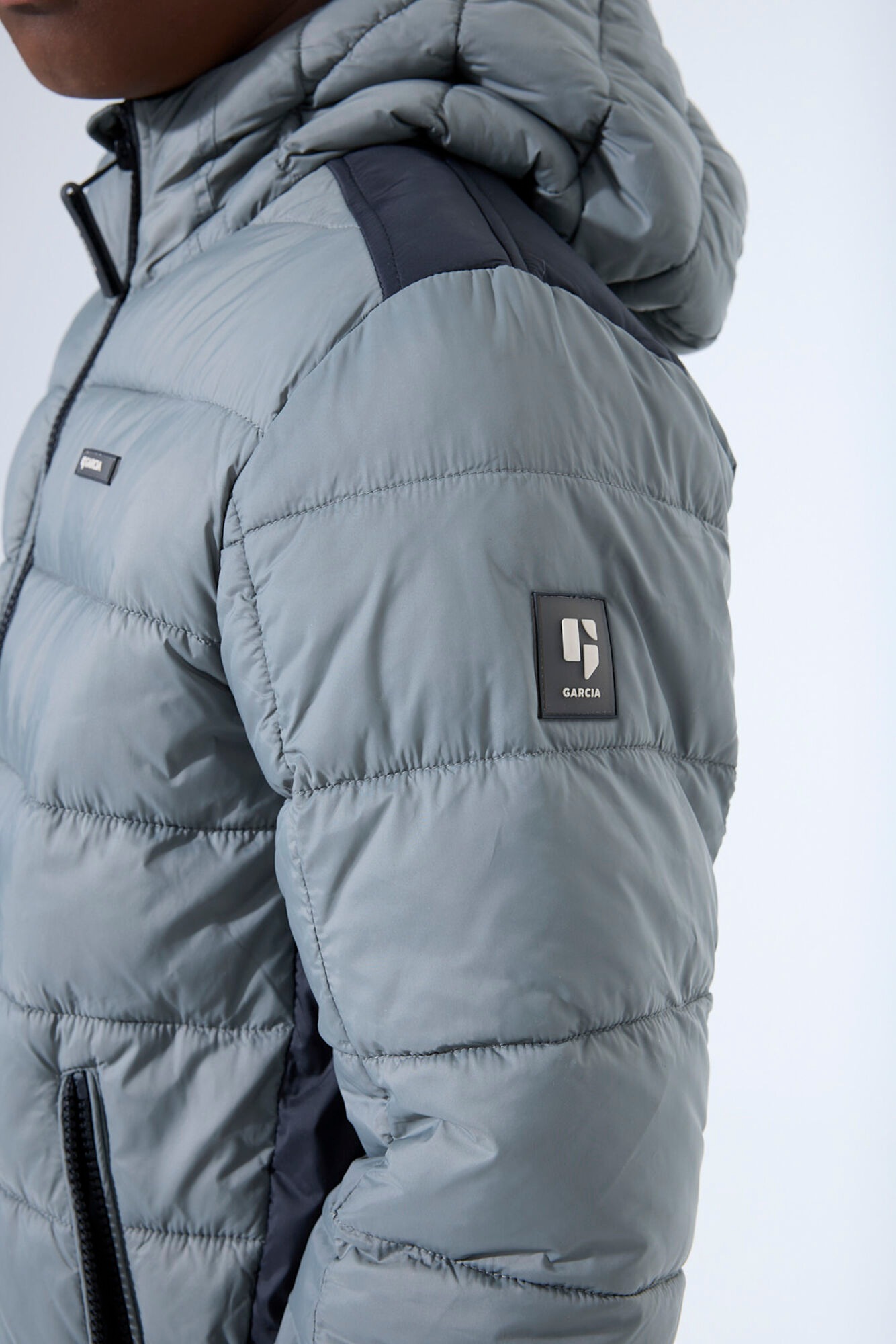 Garcia Steppjacke, mit Kapuze, mit Logo Stickerei for BOYS