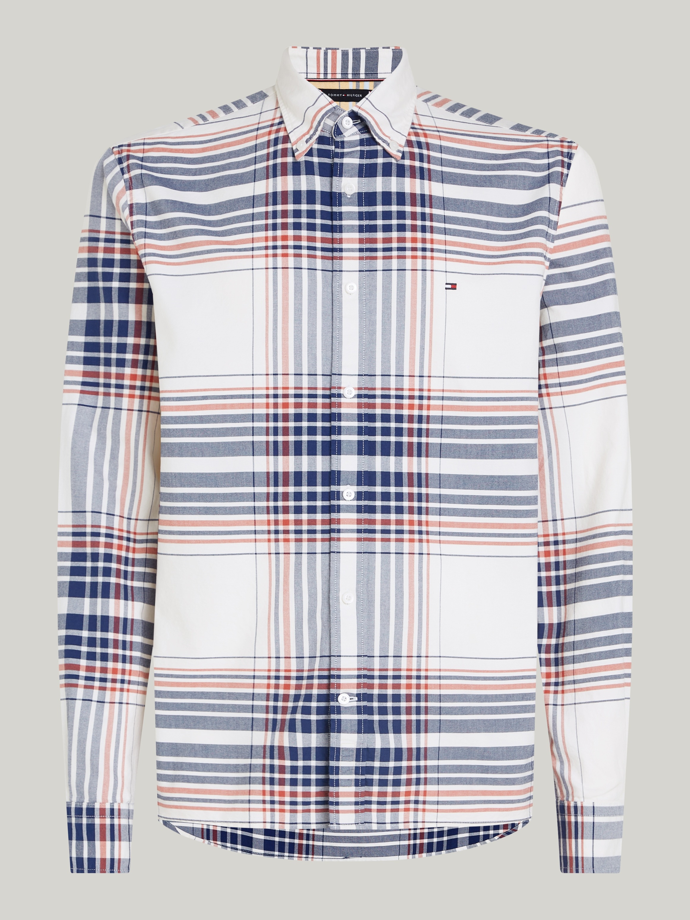 Tommy Hilfiger Langarmhemd »XL OXFORD CHECK RF SHIRT«, mit grossem Karomuster