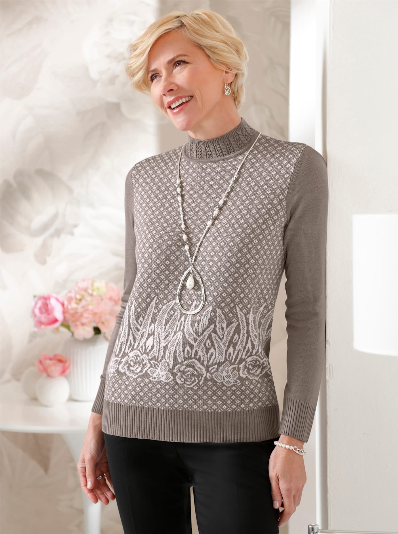 Classic Stehkragenpullover »Pullover«