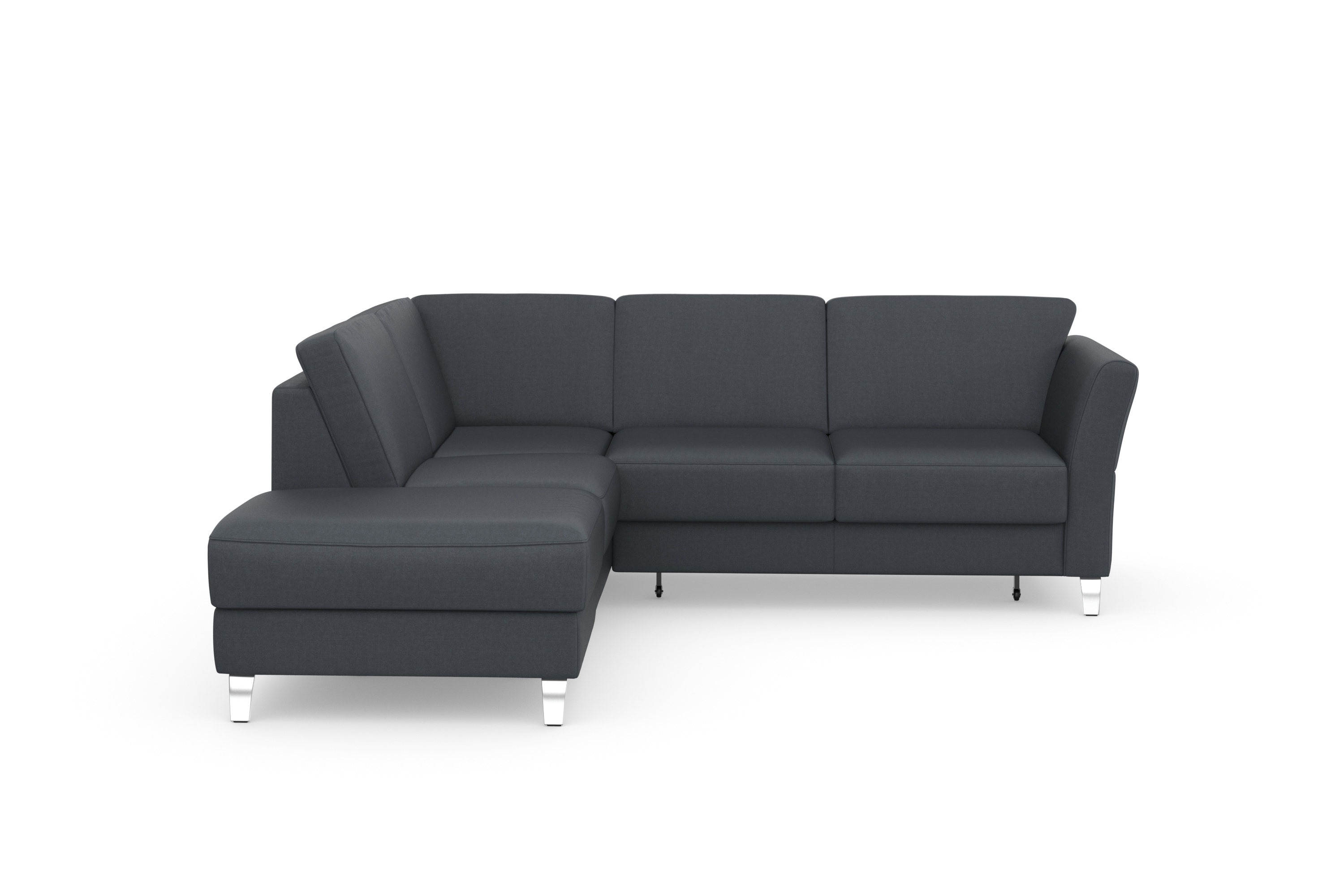 sit&more Ecksofa "Visby L-Form" Wahlweise mit Bettfunktion und Stauraum, frei im Raum stellbar