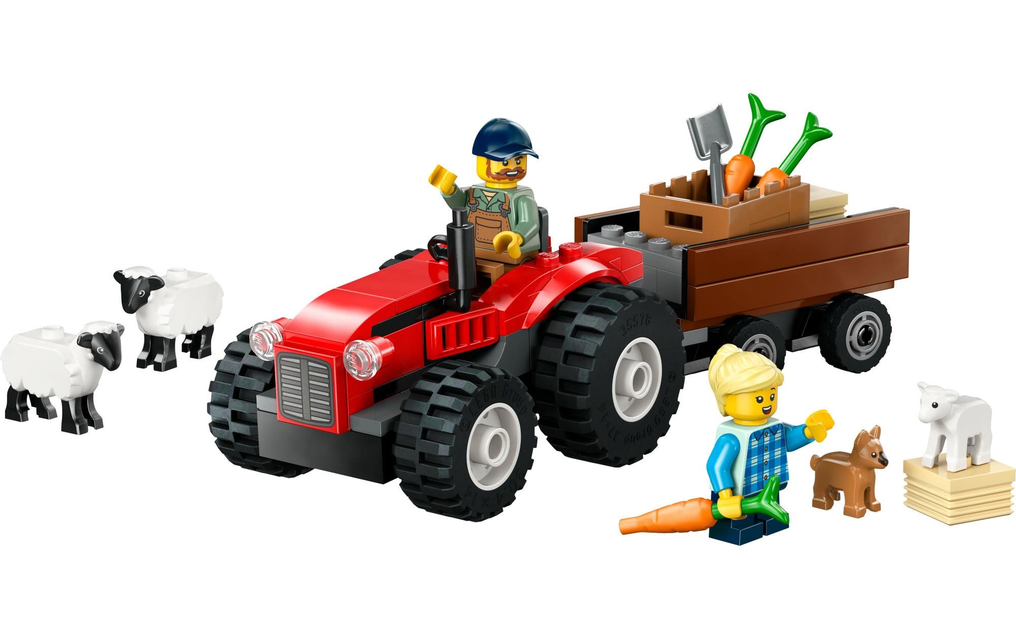 LEGO® Spielbausteine »City Traktor mit Anhänger 60460«, (116 St.)