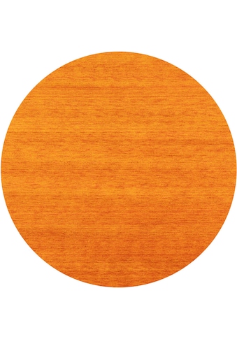 Wollteppich »Gabbeh Teppich handgewebt orange«, quadratisch