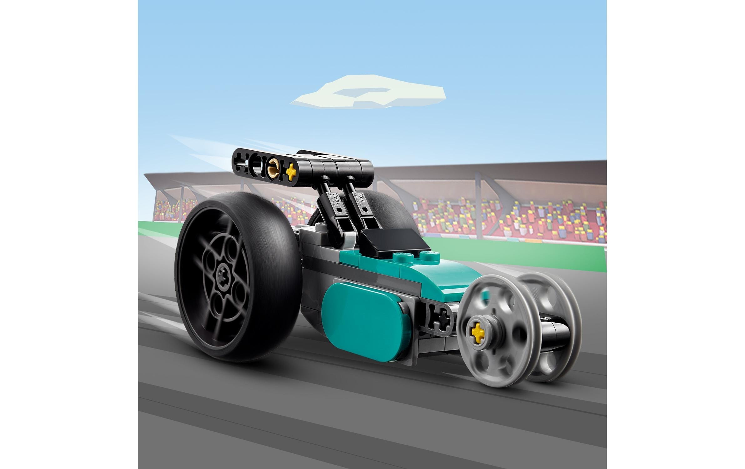 LEGO® Konstruktionsspielsteine »Motorrad«