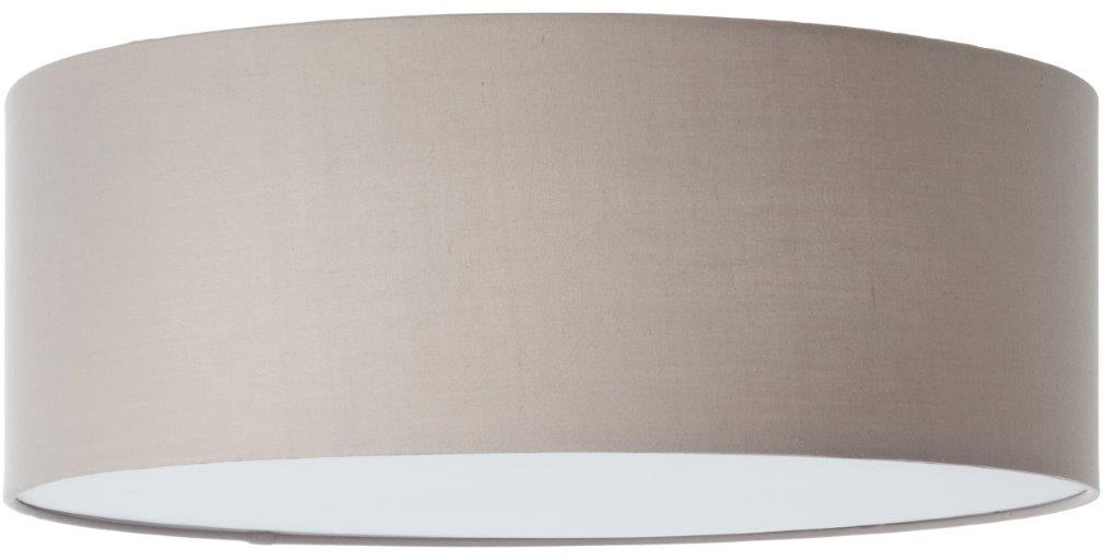 my home Deckenleuchte »Lüchte« E27 1 Stk. Stoff – Schirm uni, greige, Deckenlampe Ø 45 cm